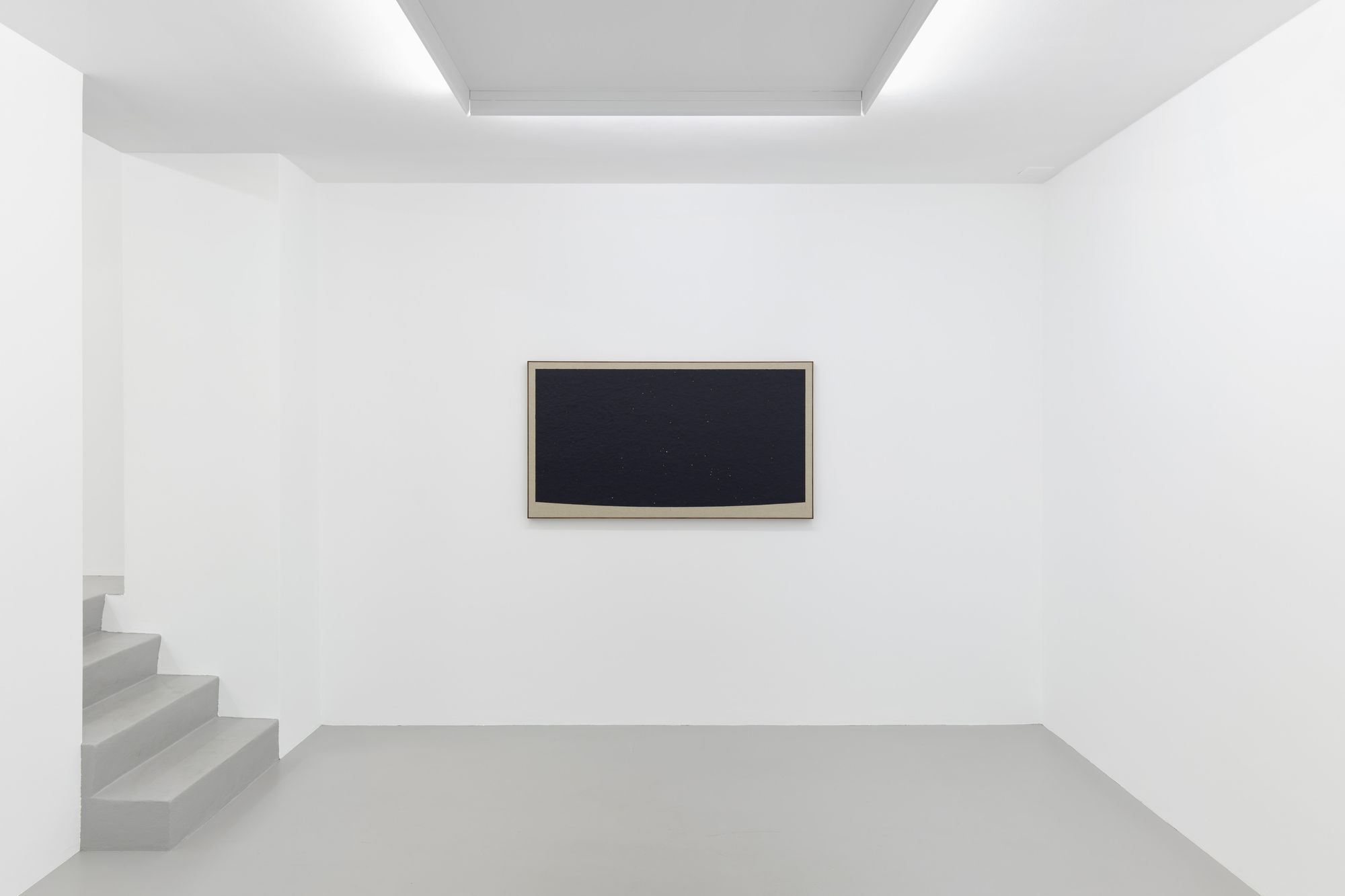 Basel, Switzerland. View East before Sunrise. 27 July 1566. | 2022, oil on linen in walnut frame, 80 x 146 cm