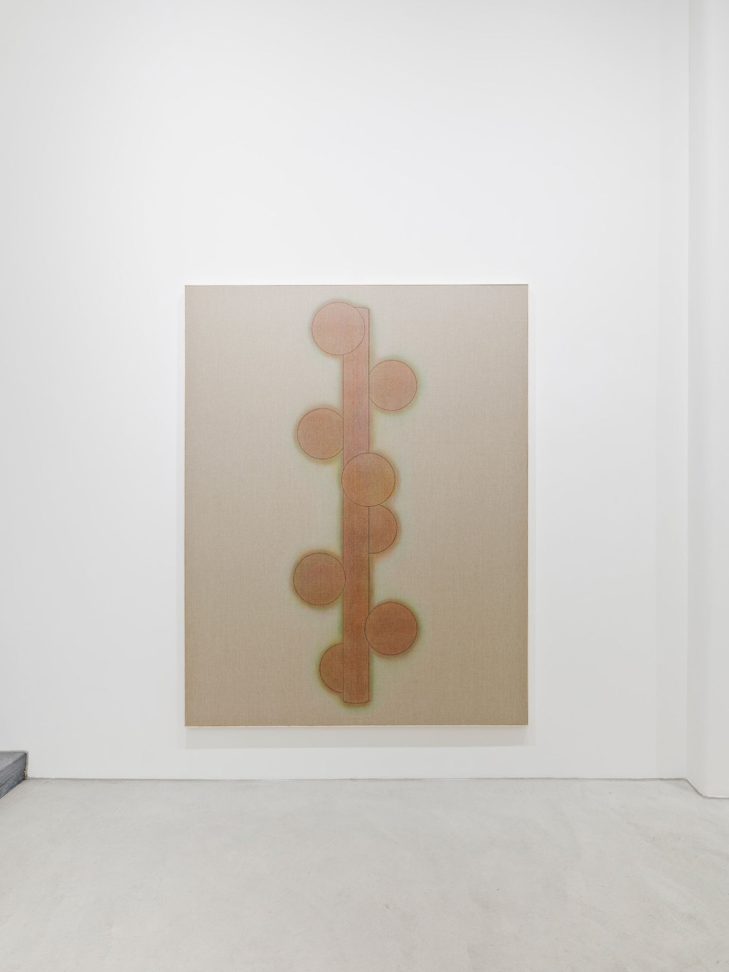 Tree, 2025, oil and pencil on linen in ash frame, 230 x 180 cm | 90 1/2 x 70 7/8 in