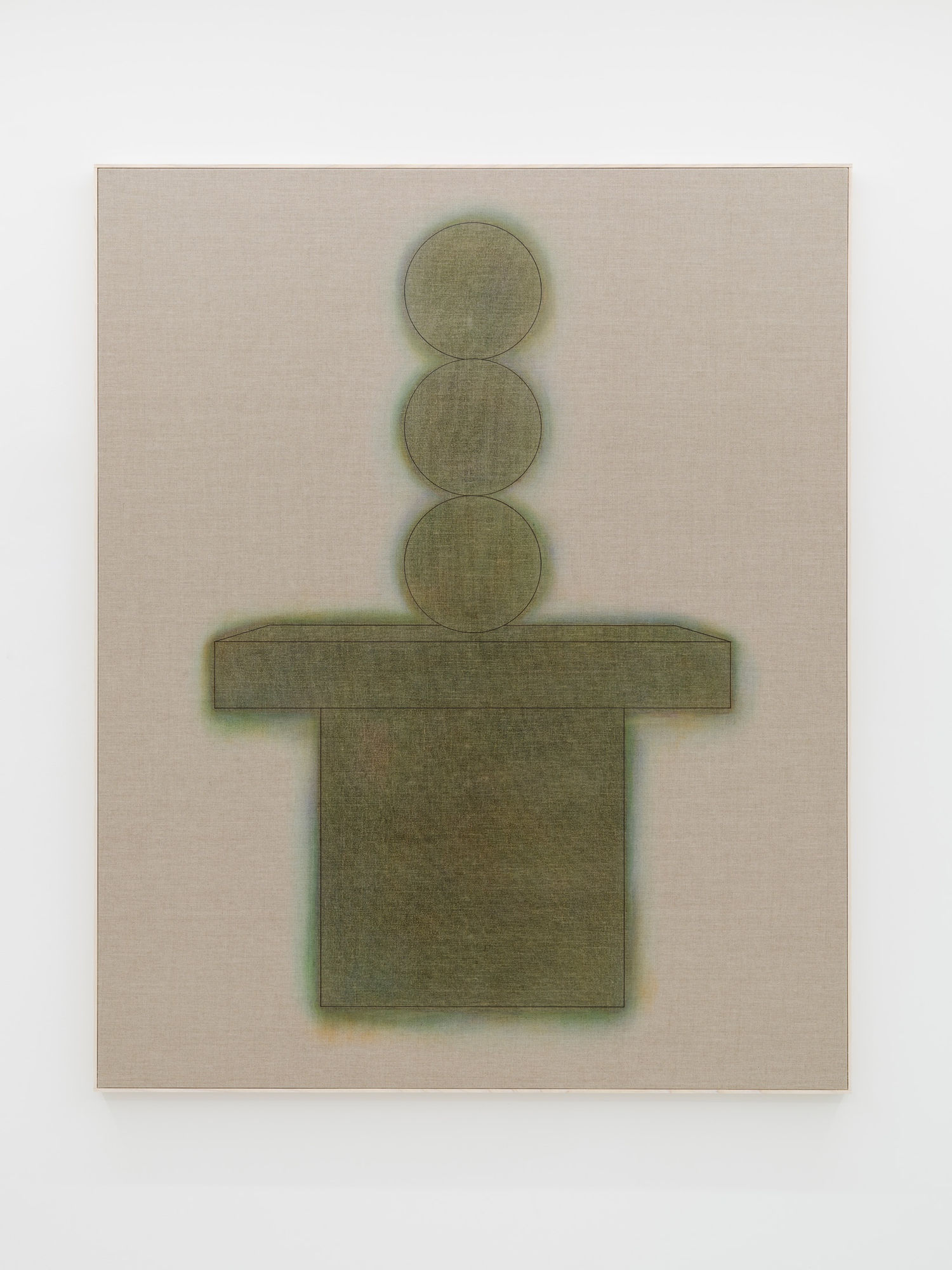 Still Life , 2025, oil and pencil on linen in ash frame, 150 x 122 cm | 59 x 48 in