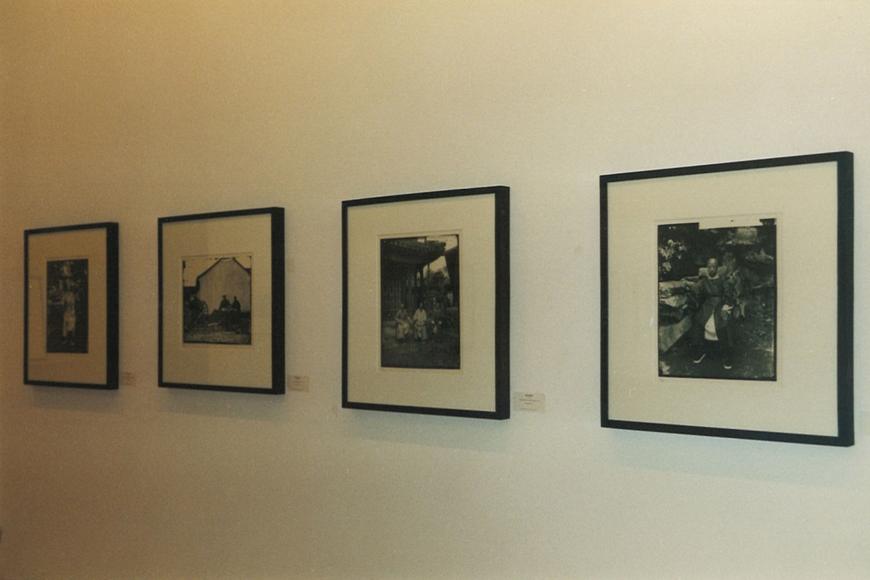 Installation view of exhibition John Thomson: Photographs of China and the Far East at Westwood Gallery NYC, 1998
