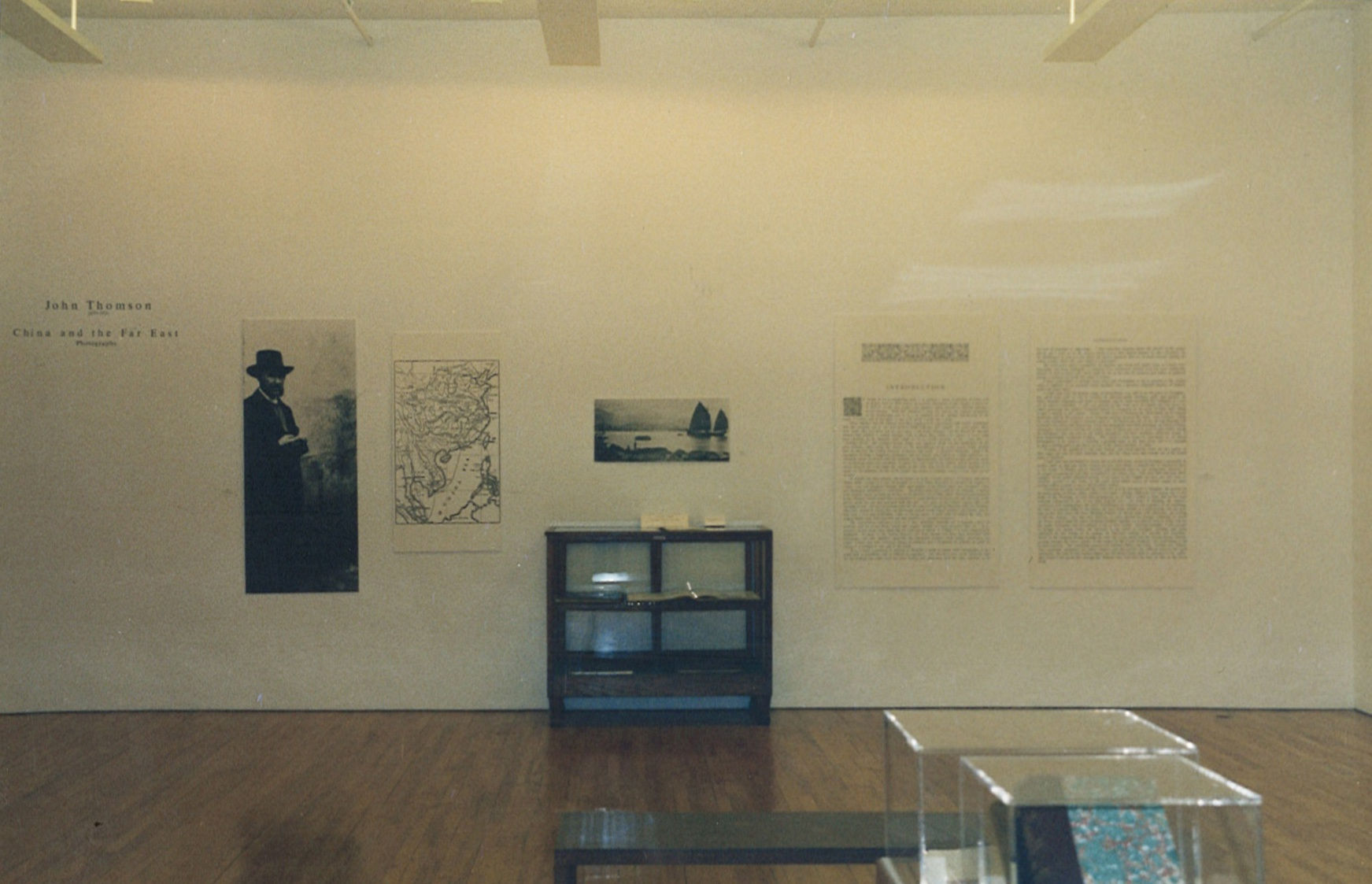 Installation view of exhibition John Thomson: Photographs of China and the Far East at Westwood Gallery NYC, 1998