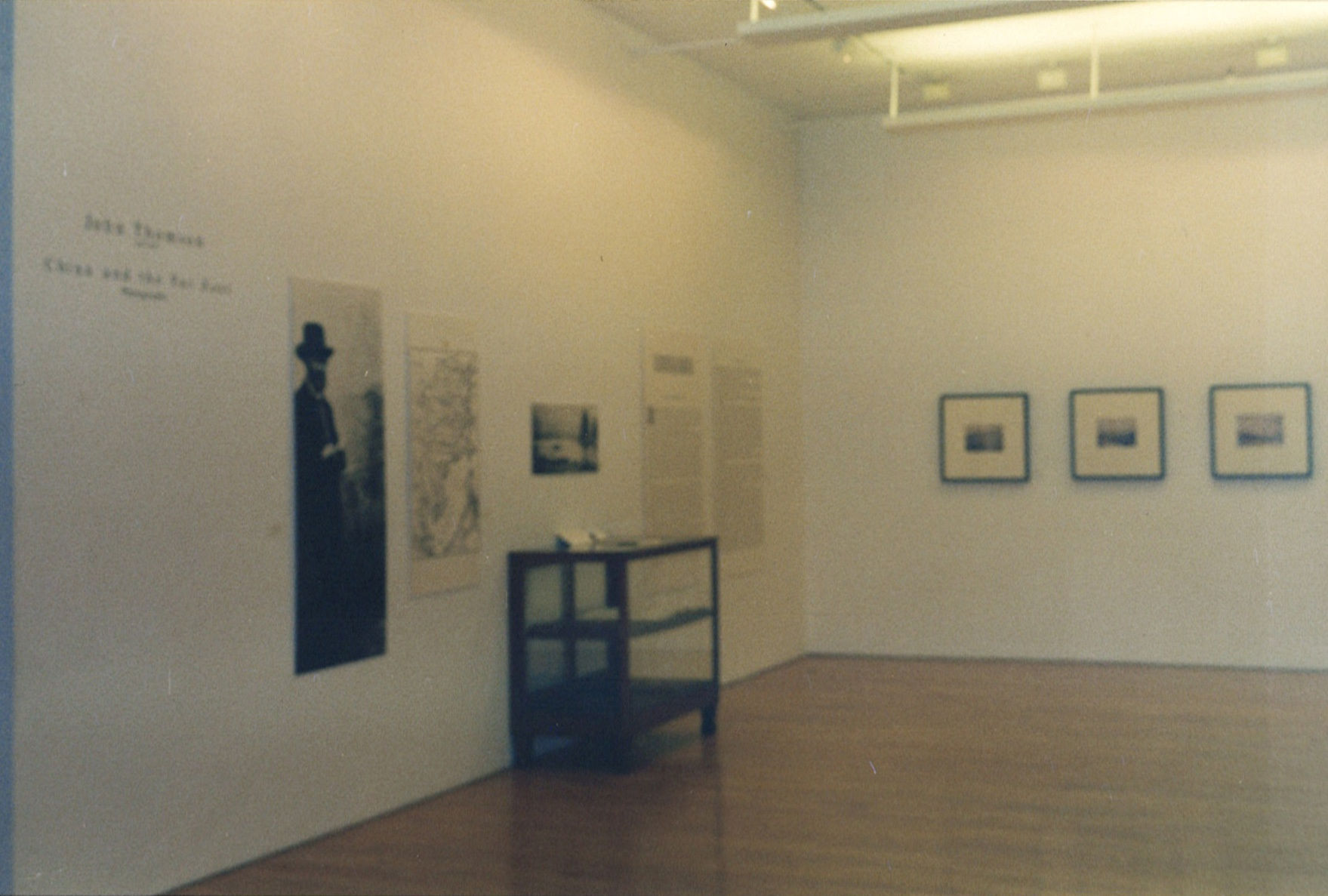 Installation view of exhibition John Thomson: Photographs of China and the Far East at Westwood Gallery NYC, 1998