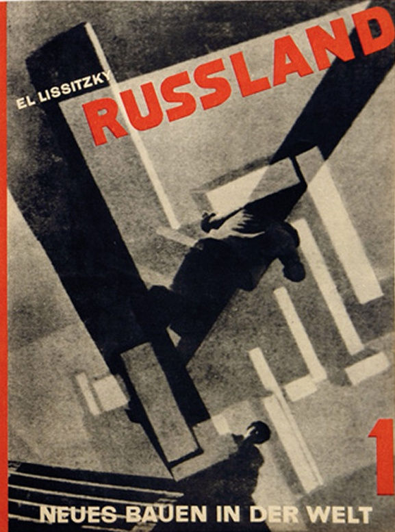 Black and white cover of Russland magazine