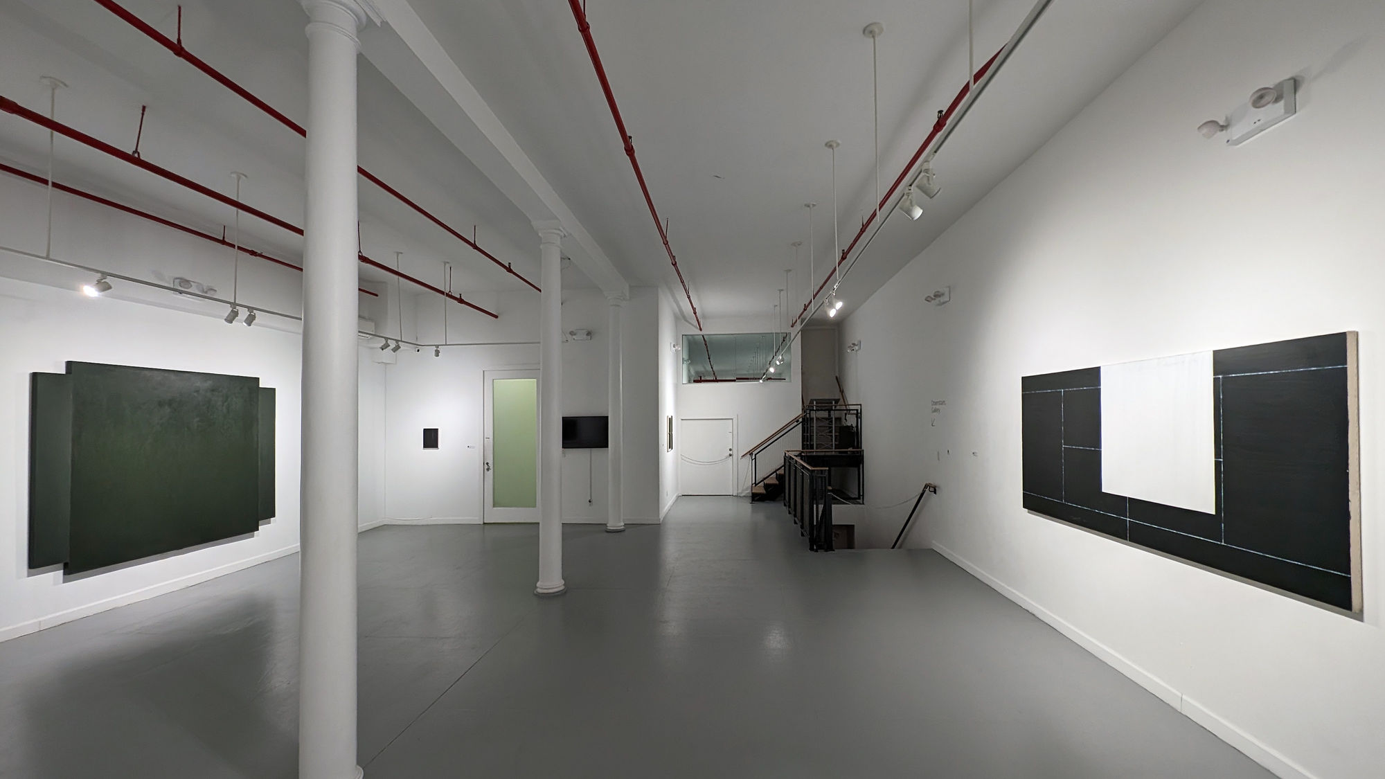 Installation view of our 2024 exhibition Artists on the Bowery Part 5 at Westwood Gallery NYC