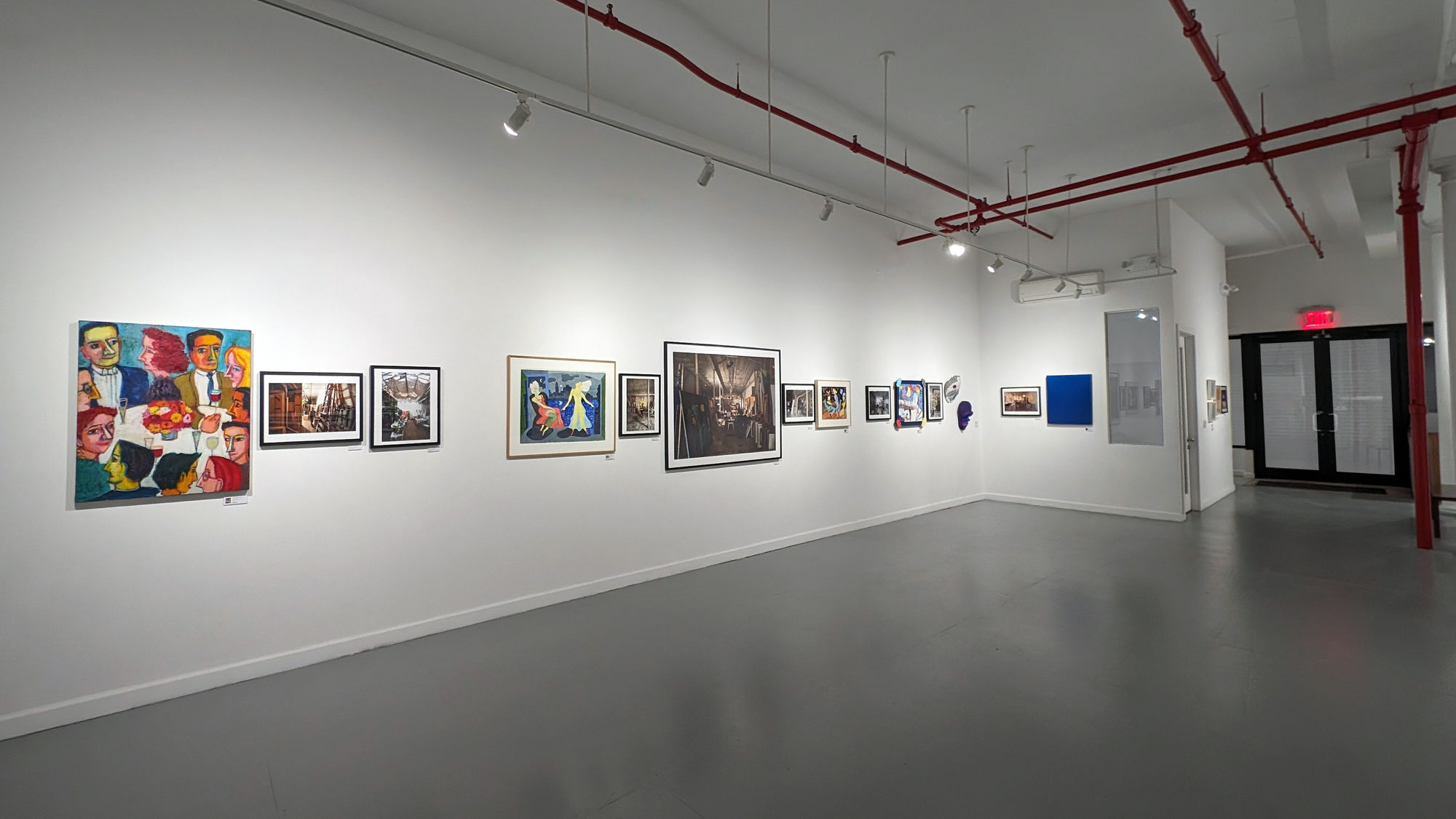 Installation view of our 2024 exhibition Loft Law: Photographs by Joshua Charow at Westwood Gallery NYC