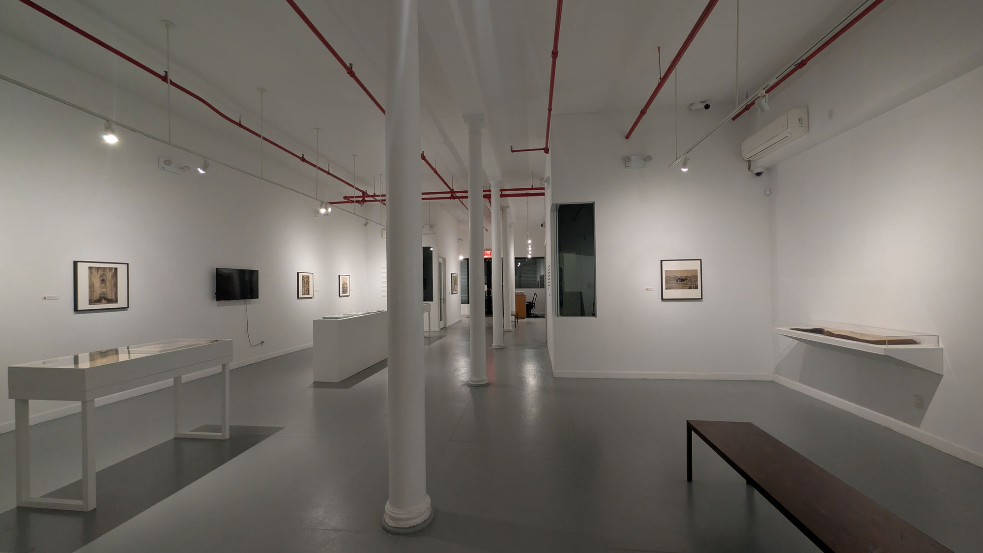 Installation view of our 2025 exhibition Monument Historique: 19th Century Photographs by Séraphin-Médéric Mieusement and other French photographers at Westwood Gallery NYC, 2025