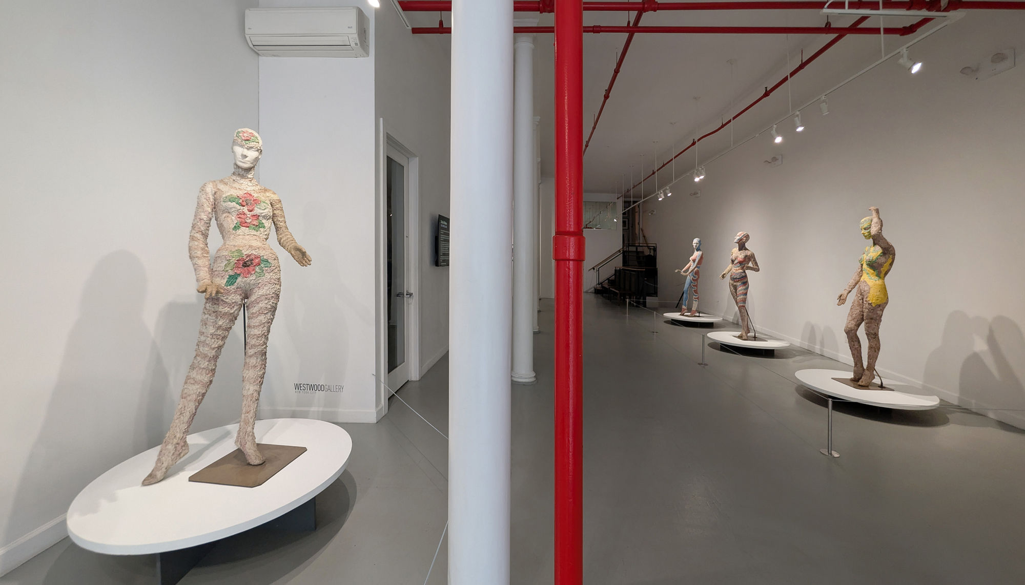 Installation view of our 2025 exhibition The Secret Sculptures of Andy Warhol & Victor Hugo: An Investigative Journey at Westwood Gallery NYC