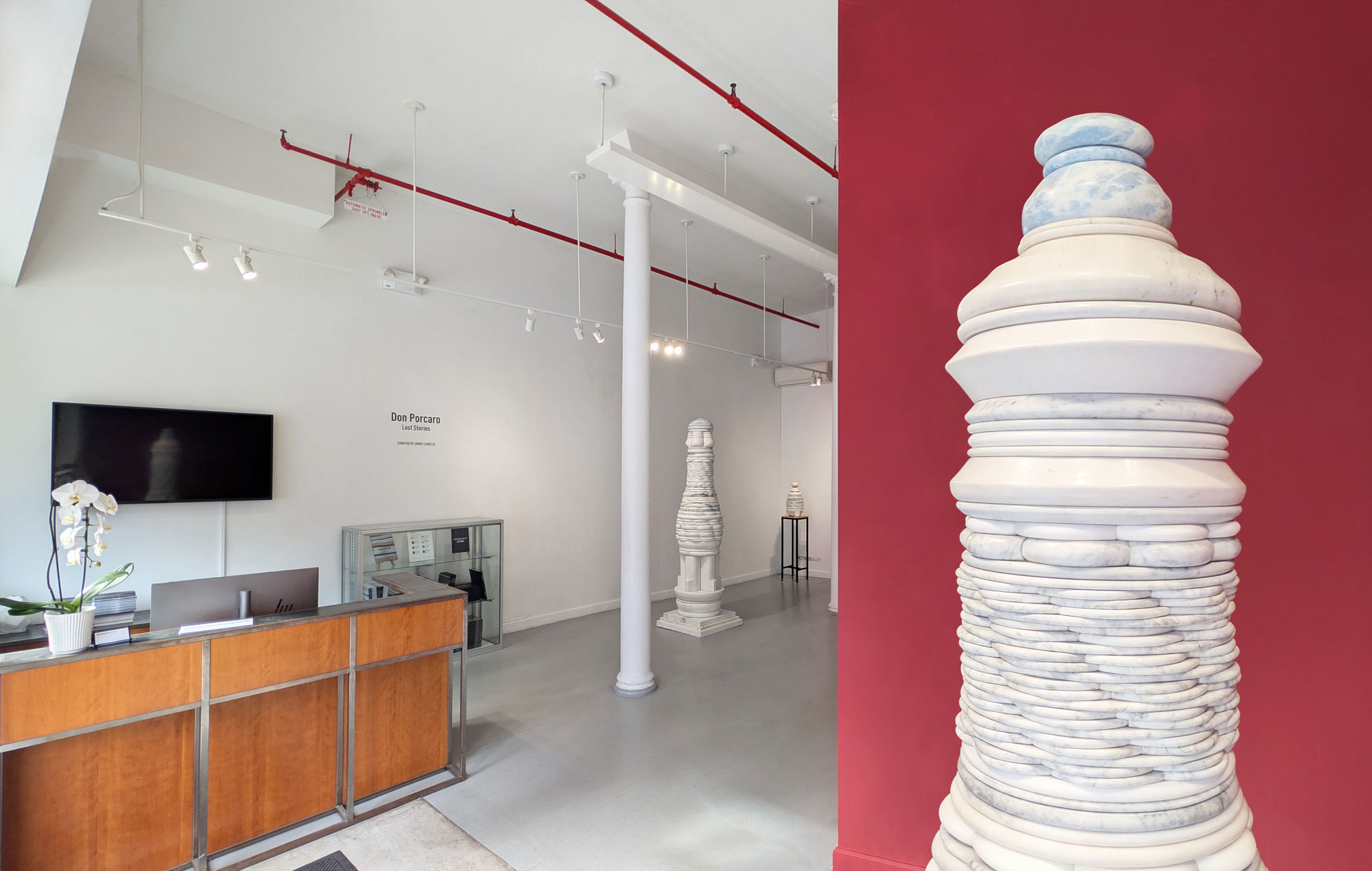 Installation View of our 2025 exhibition Don Porcaro: Lost Stories at Westwood Gallery NYC