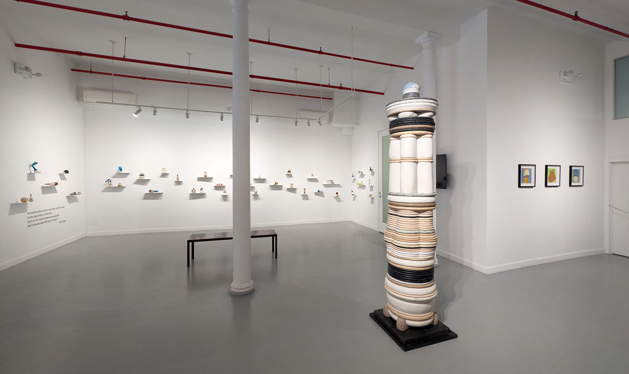 Installation View of our 2025 exhibition Don Porcaro: Lost Stories at Westwood Gallery NYC