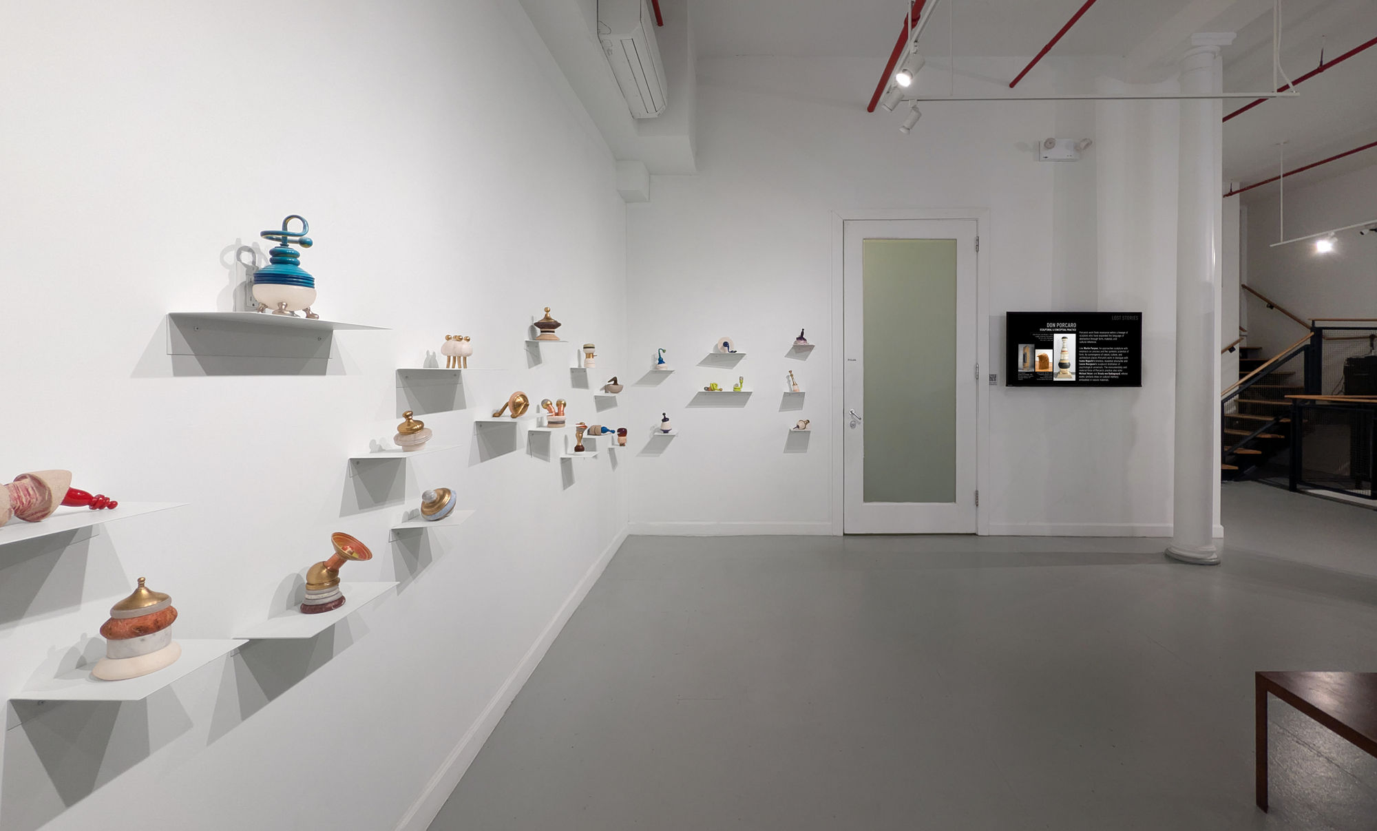Installation View of our 2025 exhibition Don Porcaro: Lost Stories at Westwood Gallery NYC