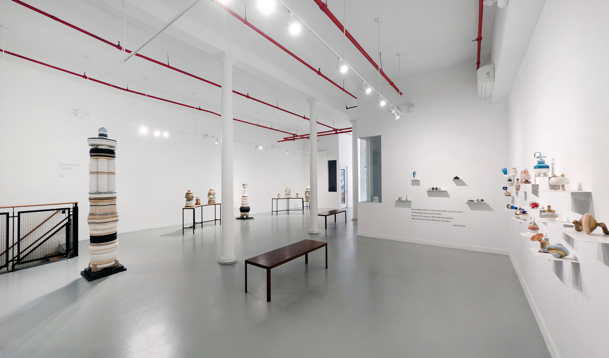 Installation View of our 2025 exhibition Don Porcaro: Lost Stories at Westwood Gallery NYC