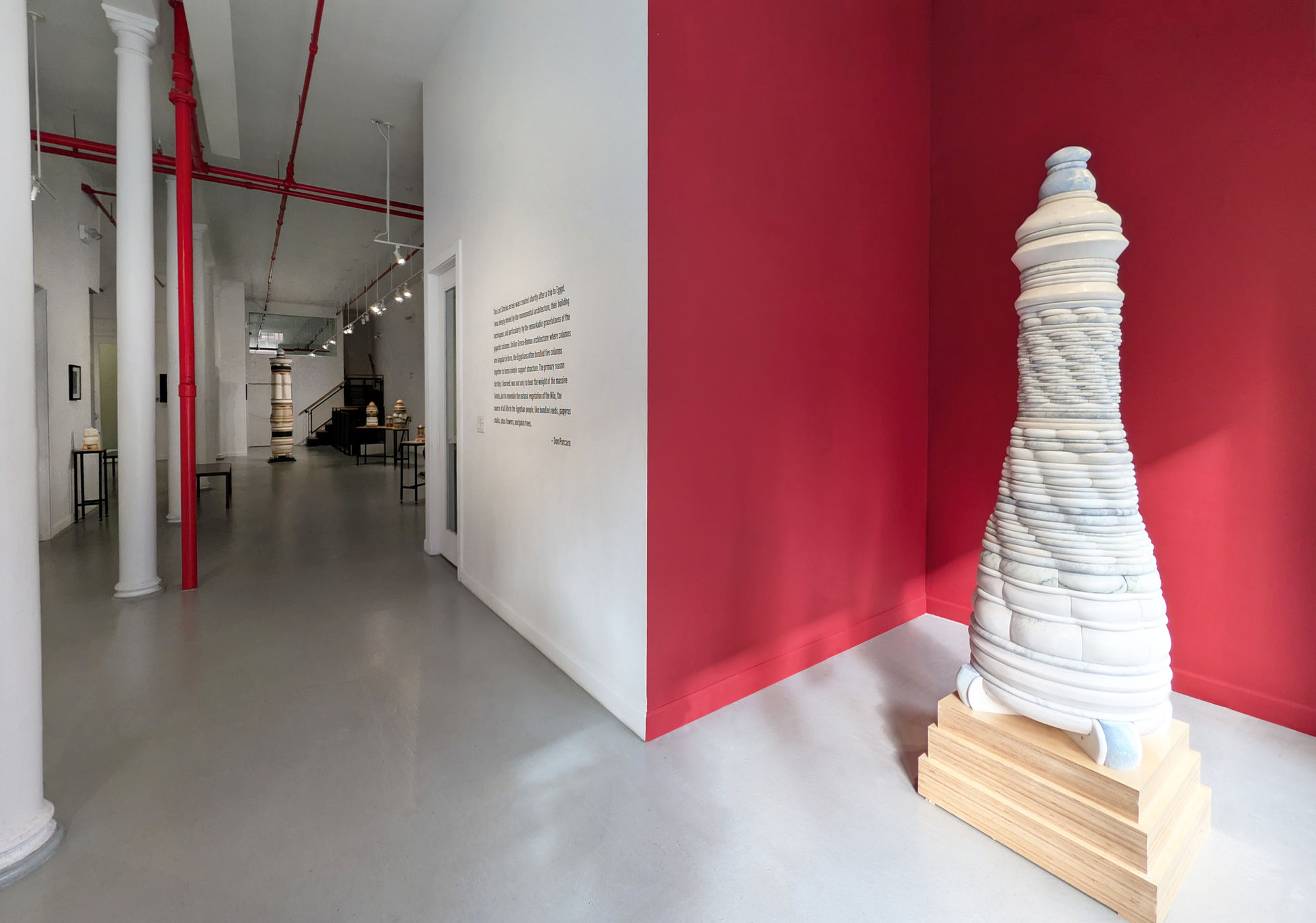 Installation View of our 2025 exhibition Don Porcaro: Lost Stories at Westwood Gallery NYC