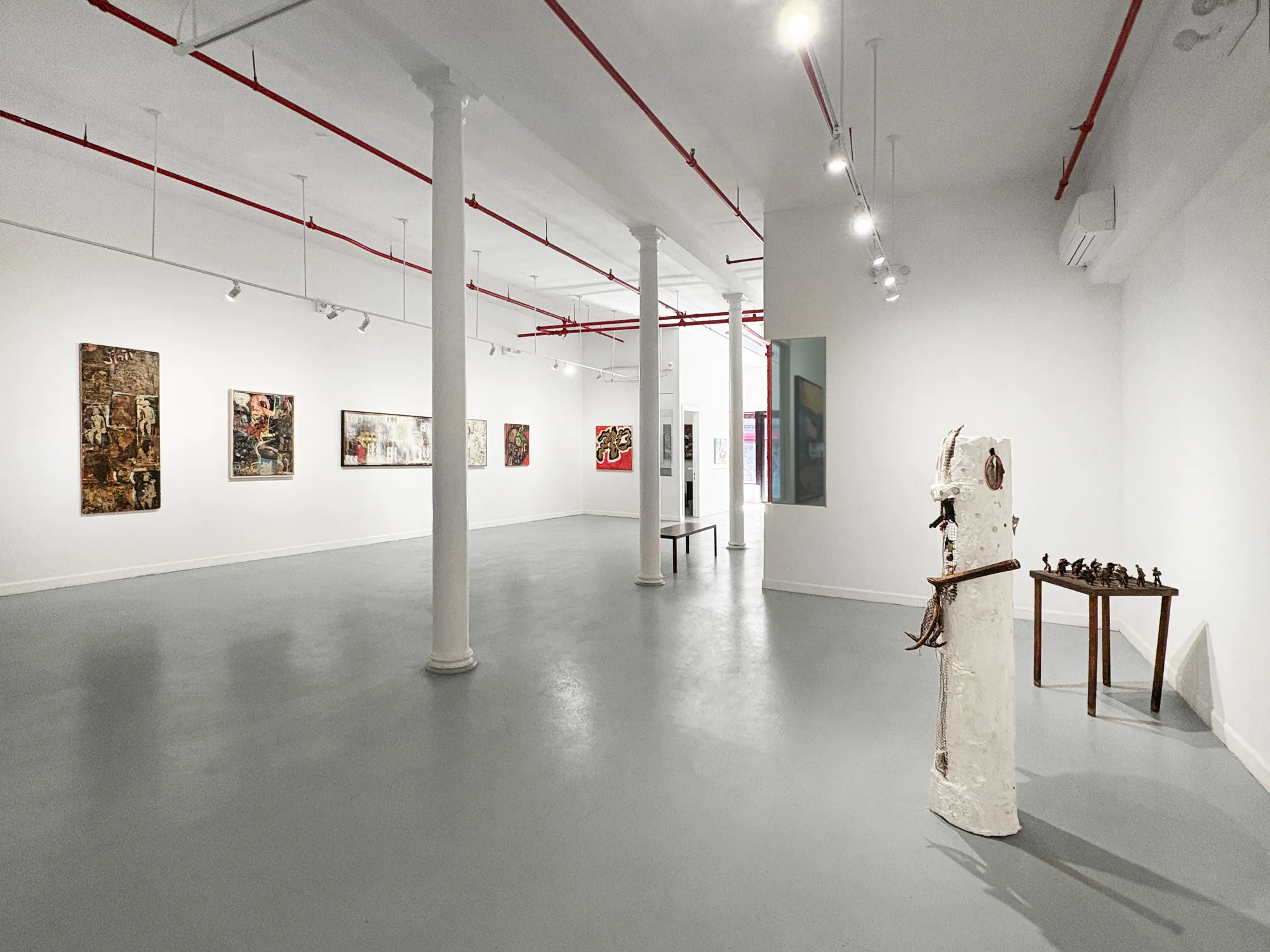 Installation View of 2026 exhibition, 'NO!art: Downtown Rebellion, 1960s' at Westwood Gallery NYC