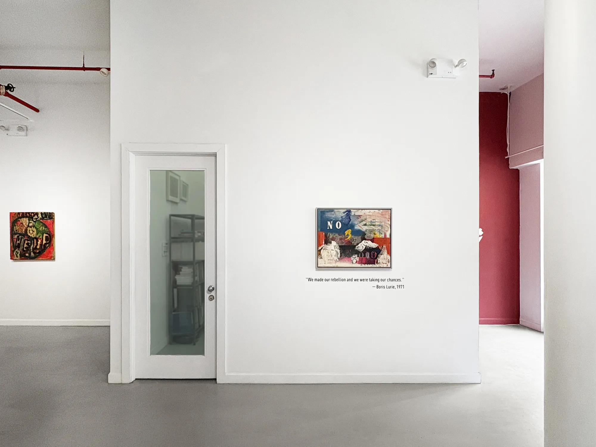 Installation View of 2026 exhibition, 'NO!art: Downtown Rebellion, 1960s' at Westwood Gallery NYC