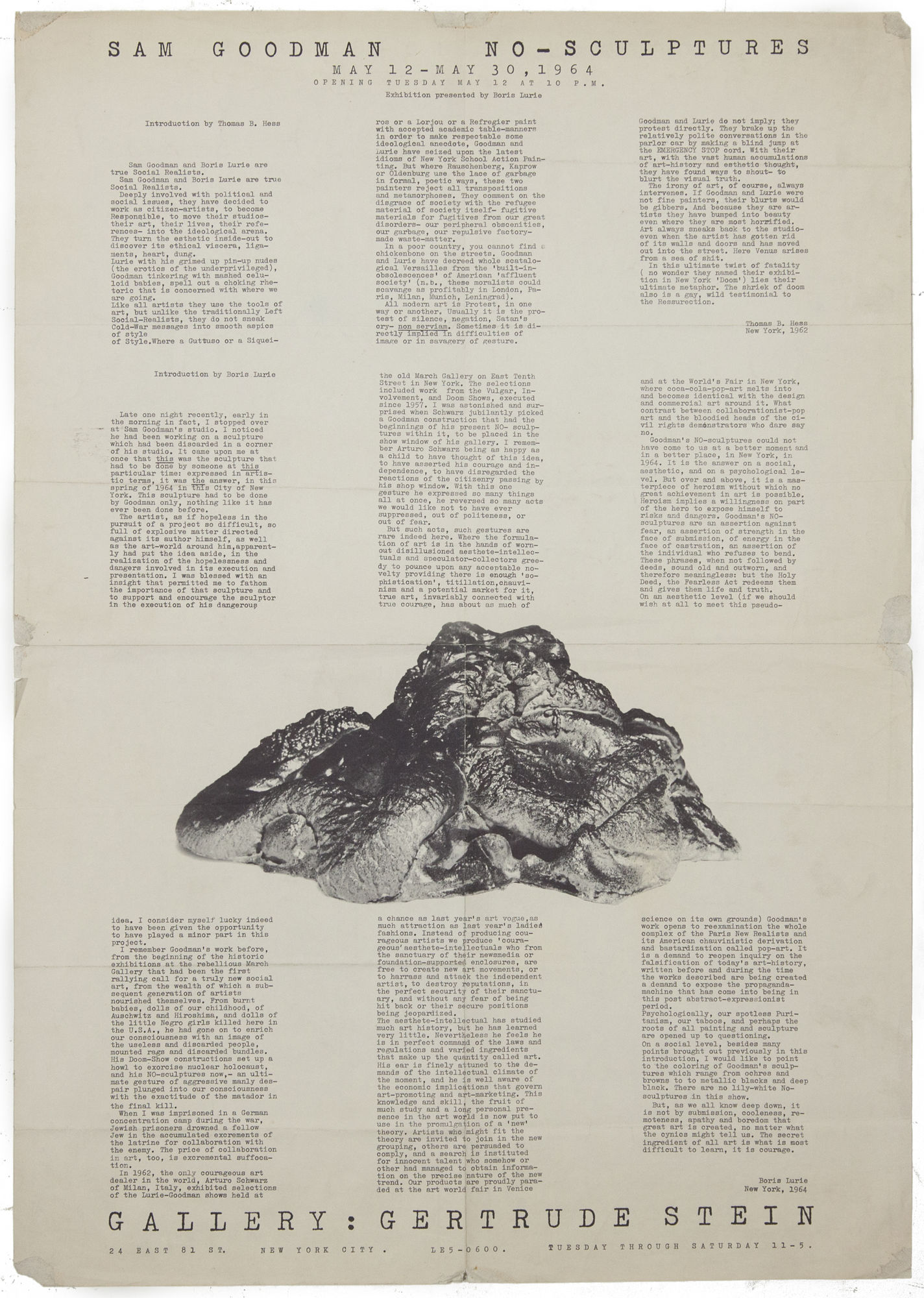 NO!art: Downtown Rebellion, 1960s