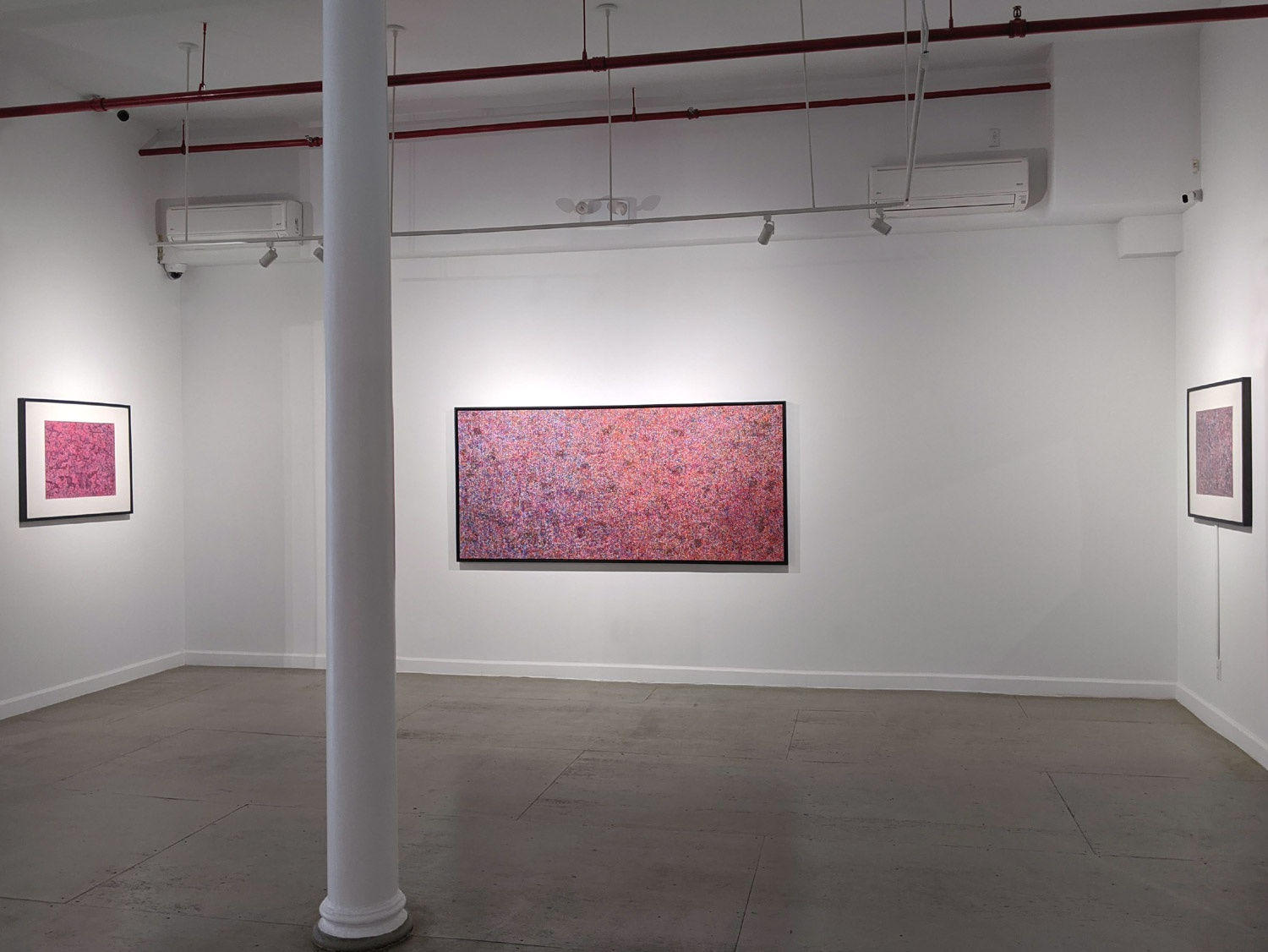 Installation view of James Juthstrom: Imagining the Cosmos at Westwood Gallery NYC 2020