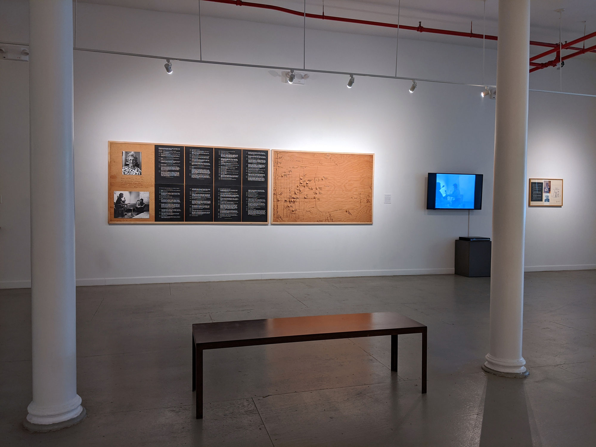 Installation view of Explorations in Process: Will Insley, Nobuho Nagasawa, Alan Steele, Roger Welch at Westwood Gallery NYC 2019