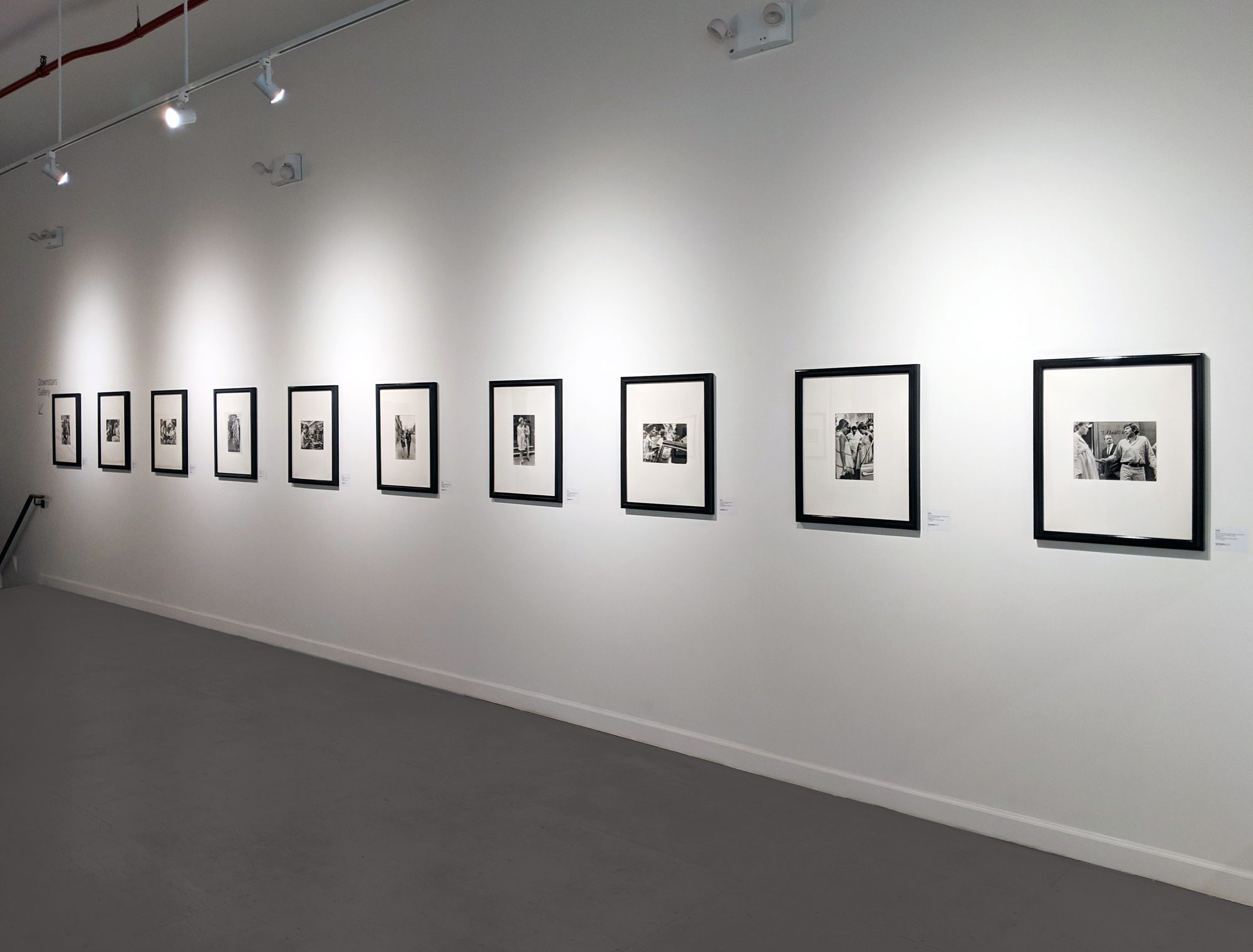 Installation view of 2018 exhibition Director's Cut: 1960s Vintage Photographs at Westwood Gallery NYC, New York