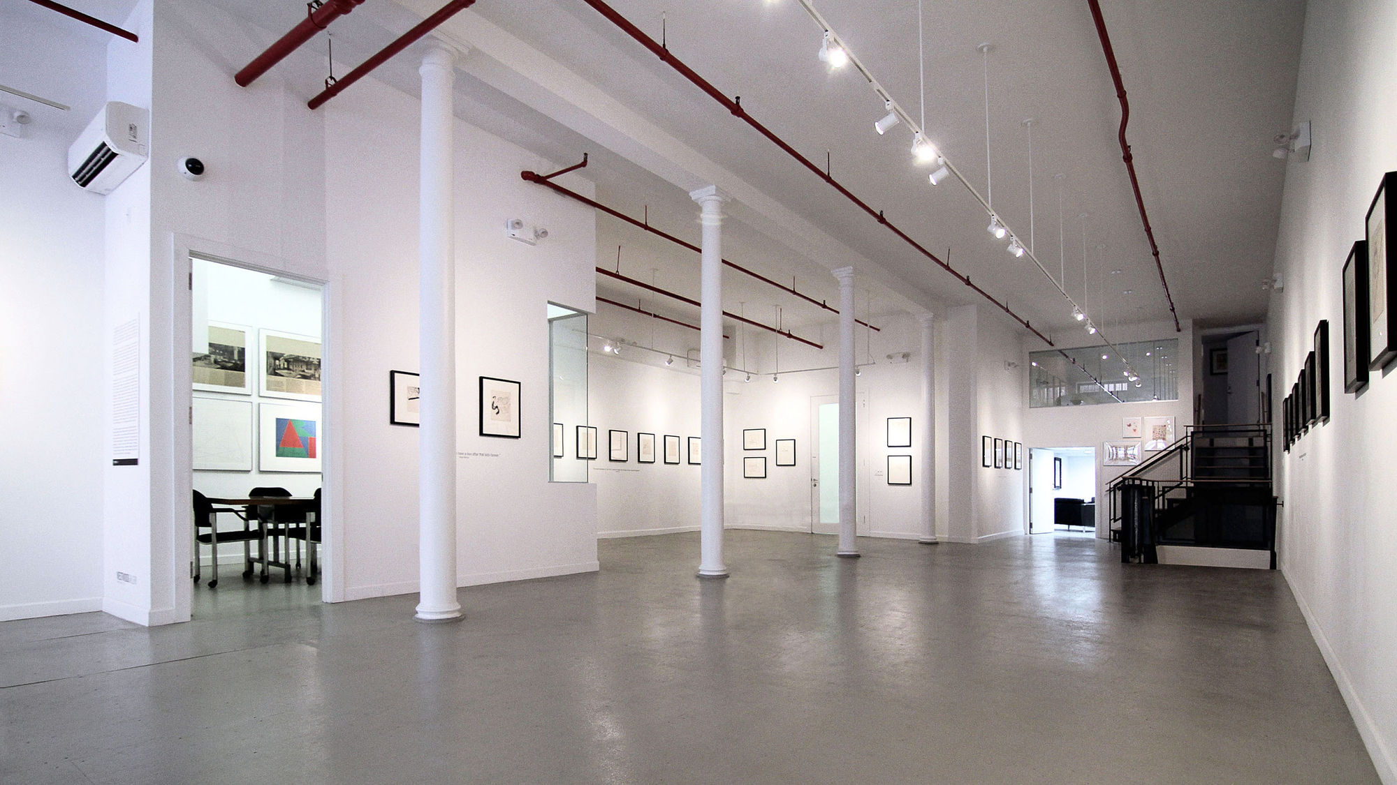 Installation view of 2016 exhibition Andy Warhol: Drawn to Dance at Westwood Gallery NYC