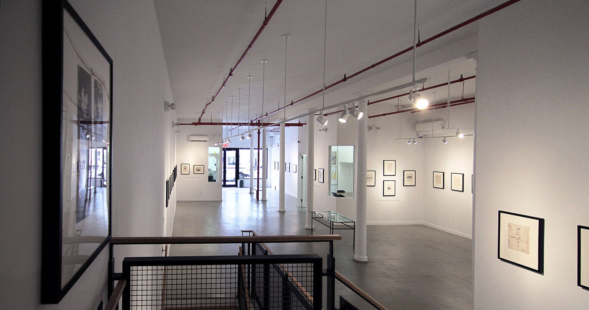 Installation view of 2016 exhibition Andy Warhol: Drawn to Dance at Westwood Gallery NYC