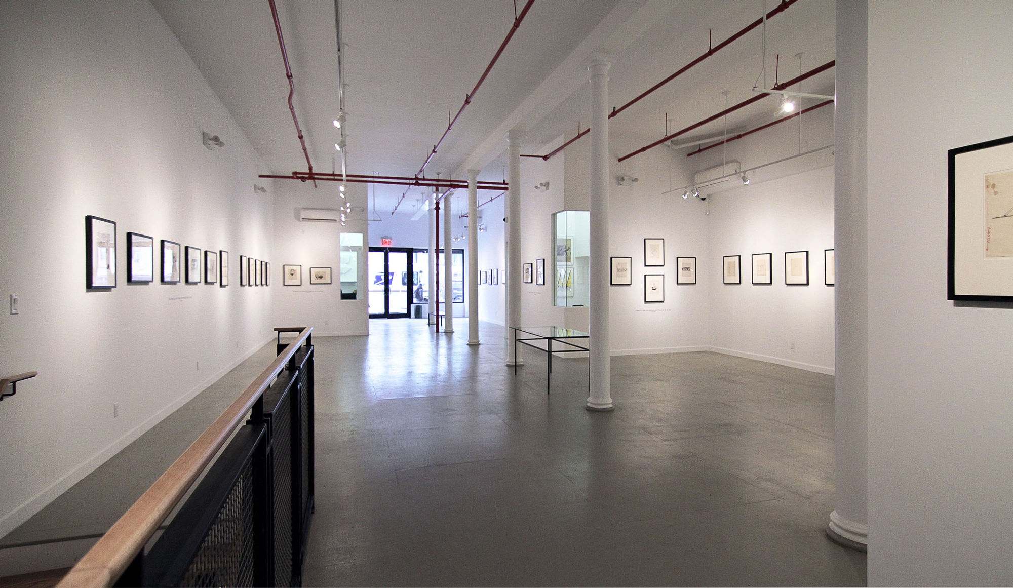 Installation view of 2016 exhibition Andy Warhol: Drawn to Dance at Westwood Gallery NYC