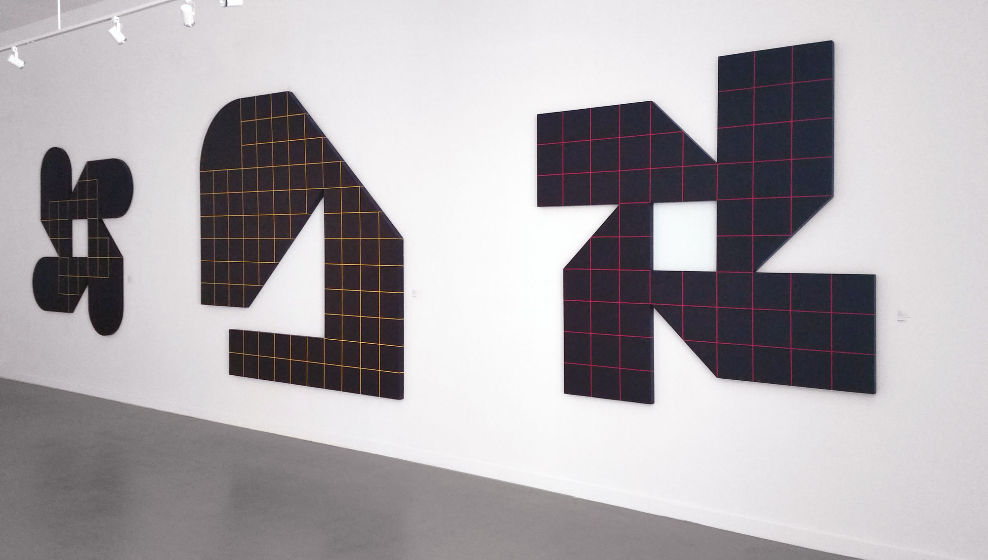 Installation view of 2016 exhibition Will Insley: Foundations of ONECITY at Westwood Gallery NYC