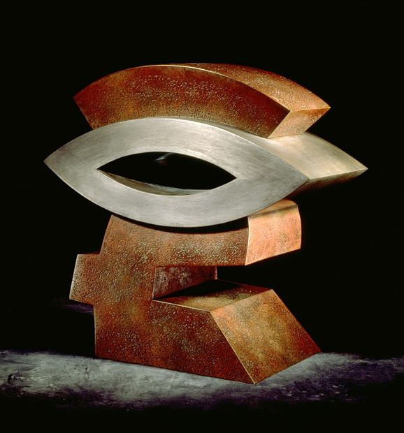 Silver and bronze sculpture