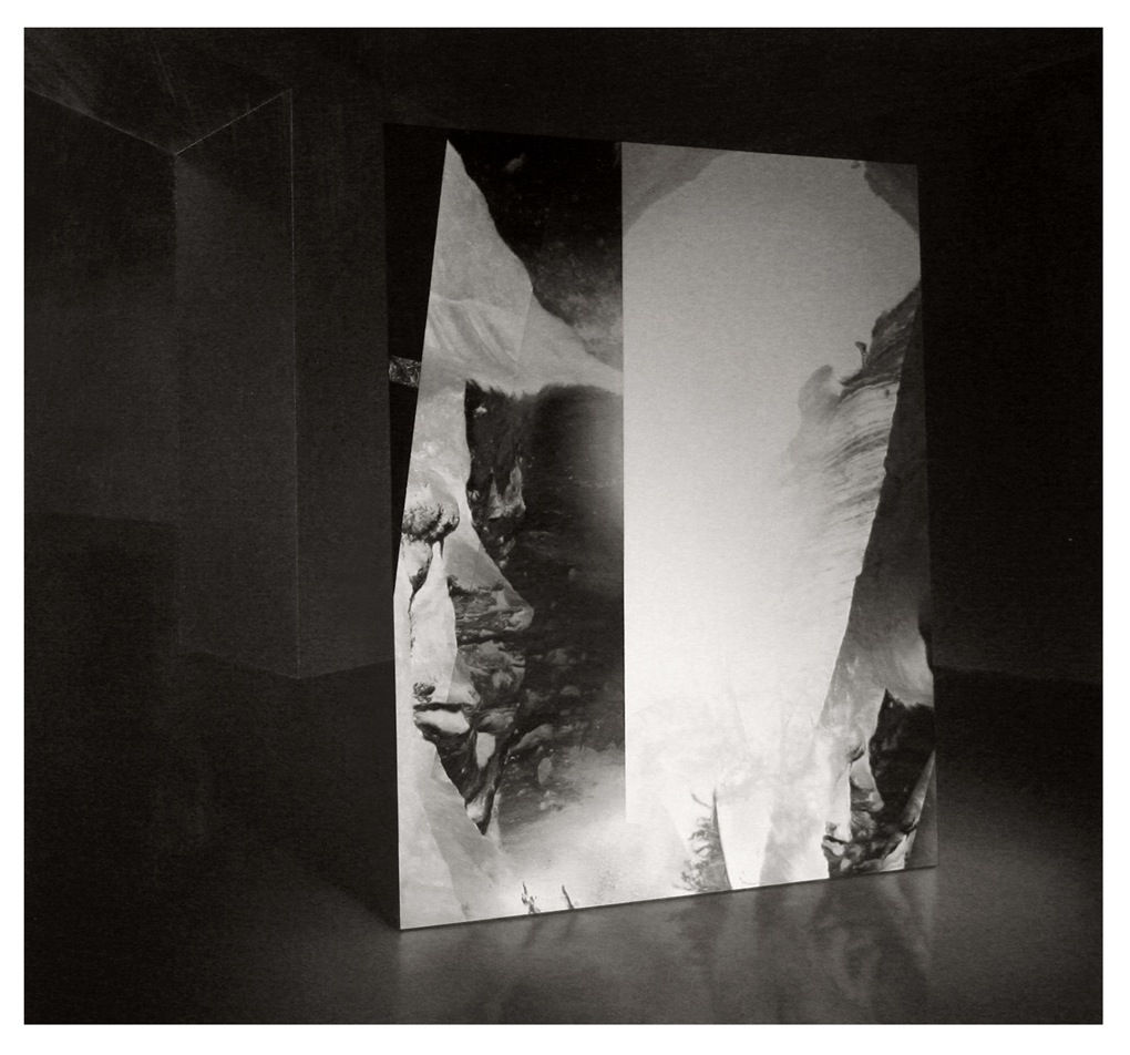 ANDREW SENDOR, Installation View: Painting versus Nature IV, Helio Gemelos, 2082, liquid titanium on cast resin, 2012-14