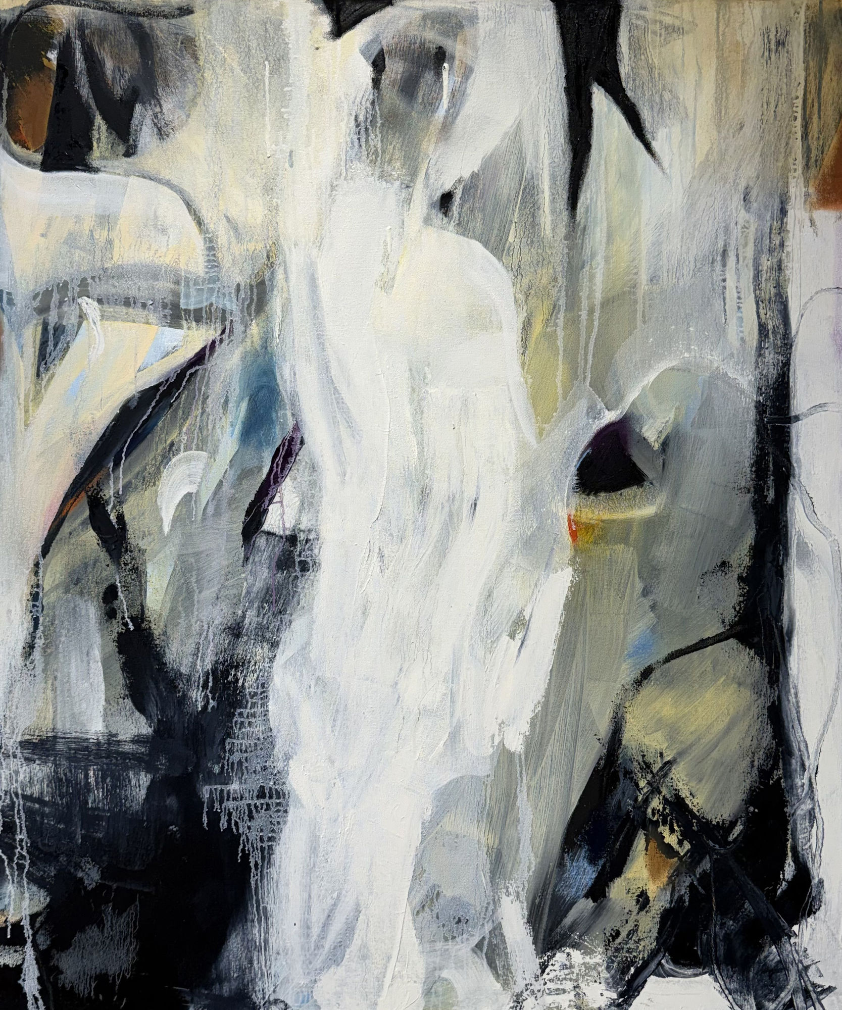 A colorful abstract paintingrac