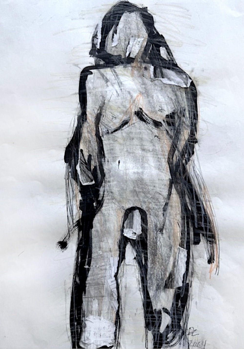 a painting of a figure