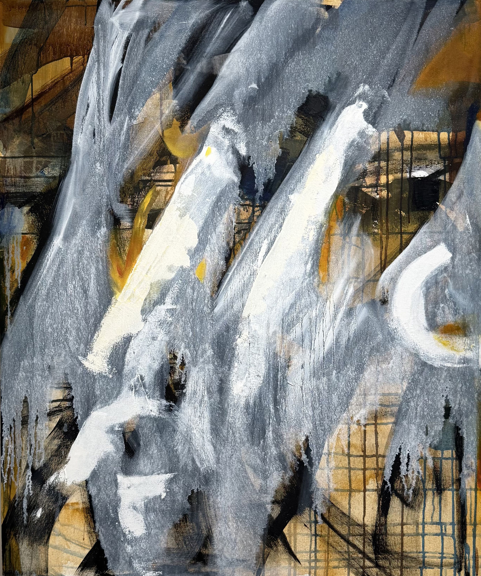 a colorful abstract painting