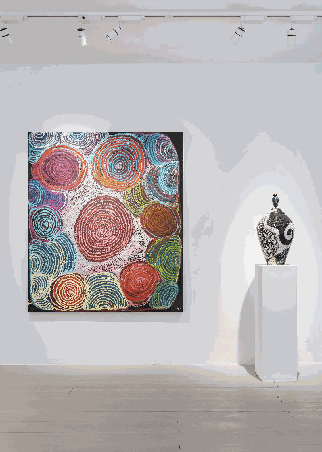 Artists: Nyarapayi Giles, Anne Athena, Photo: JGM Gallery