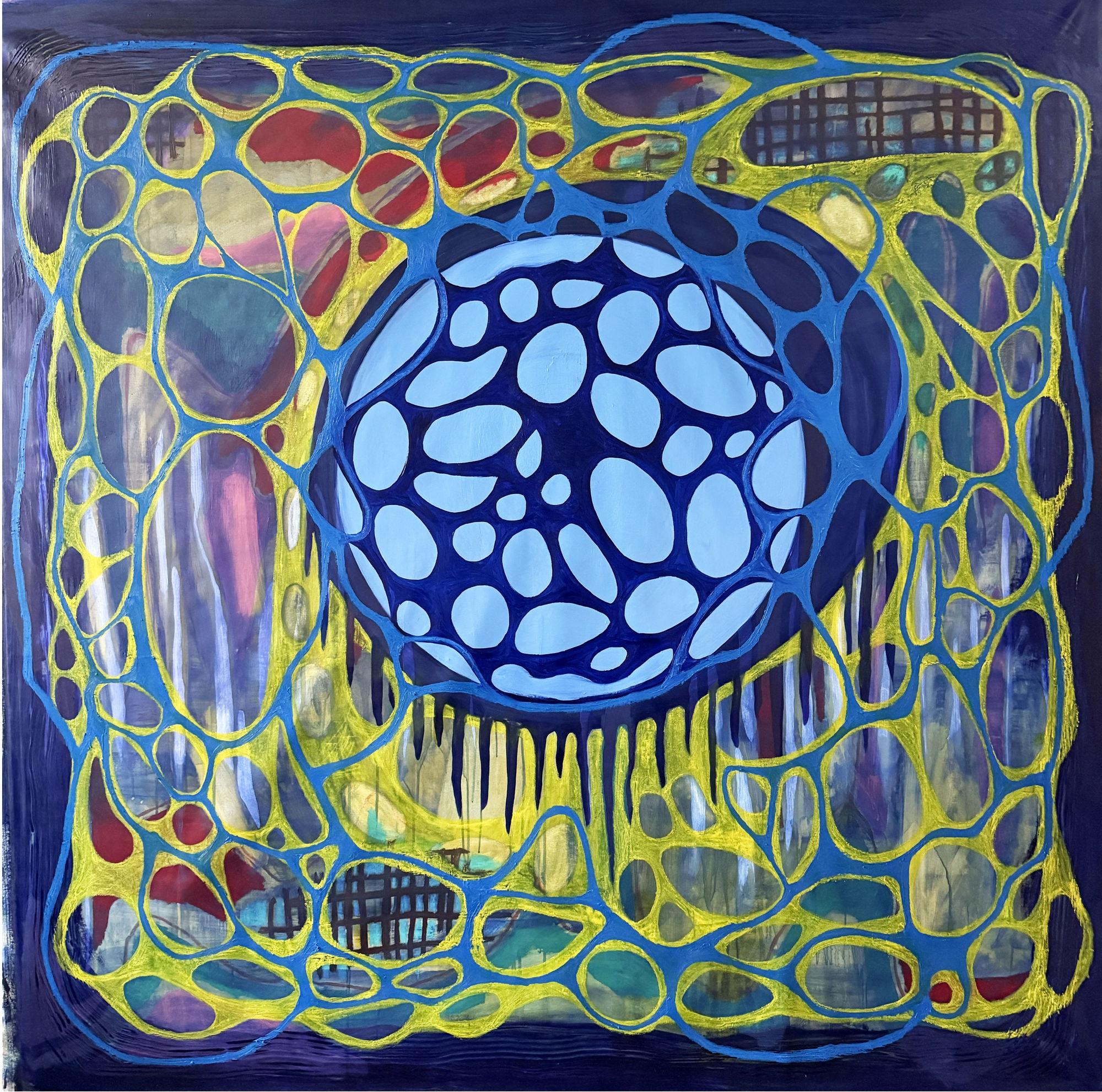 by Ohne Titel, Unwoven the lattice, 2024