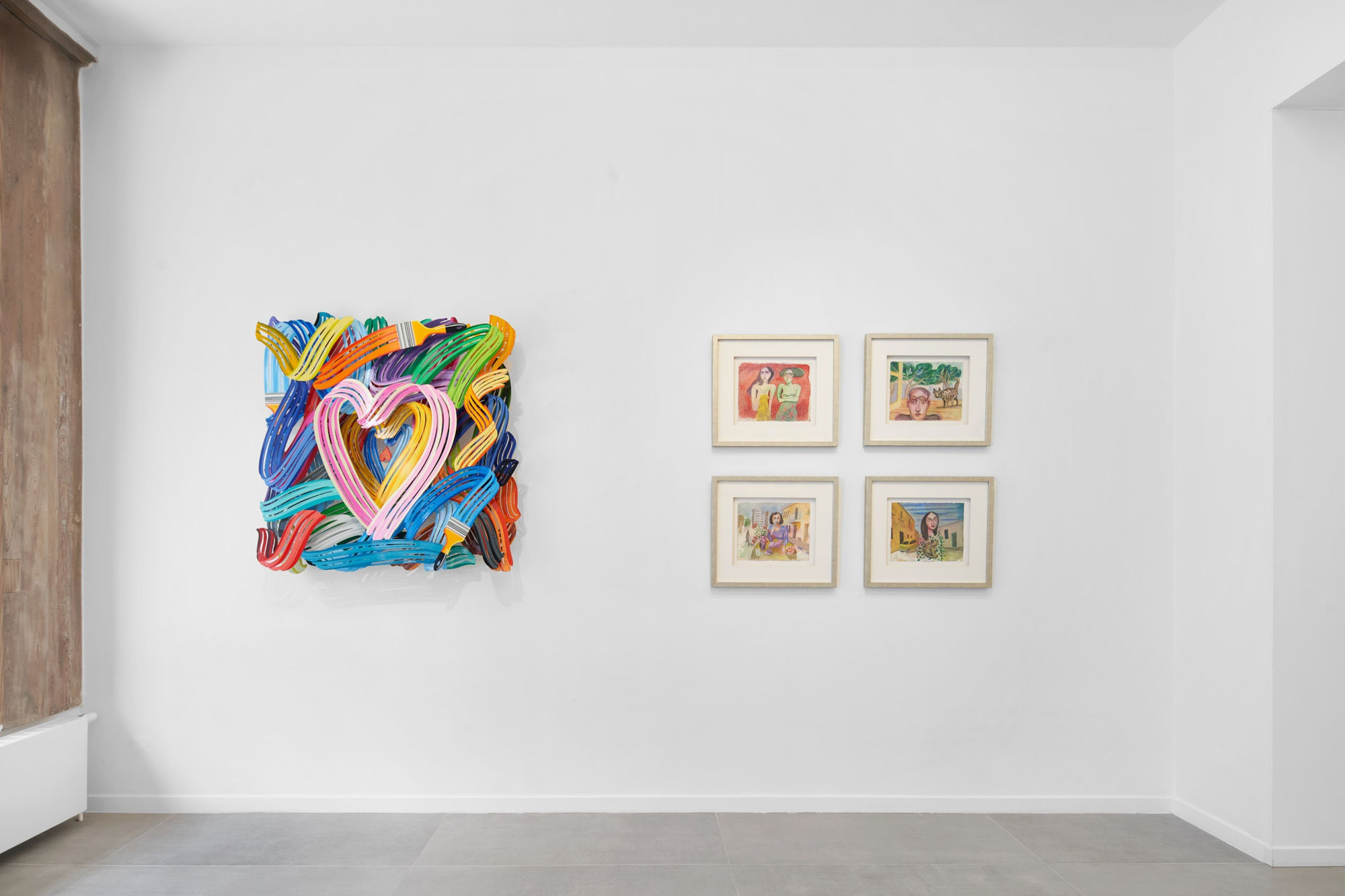 WATERCOLORS & WALL SCULPTURES