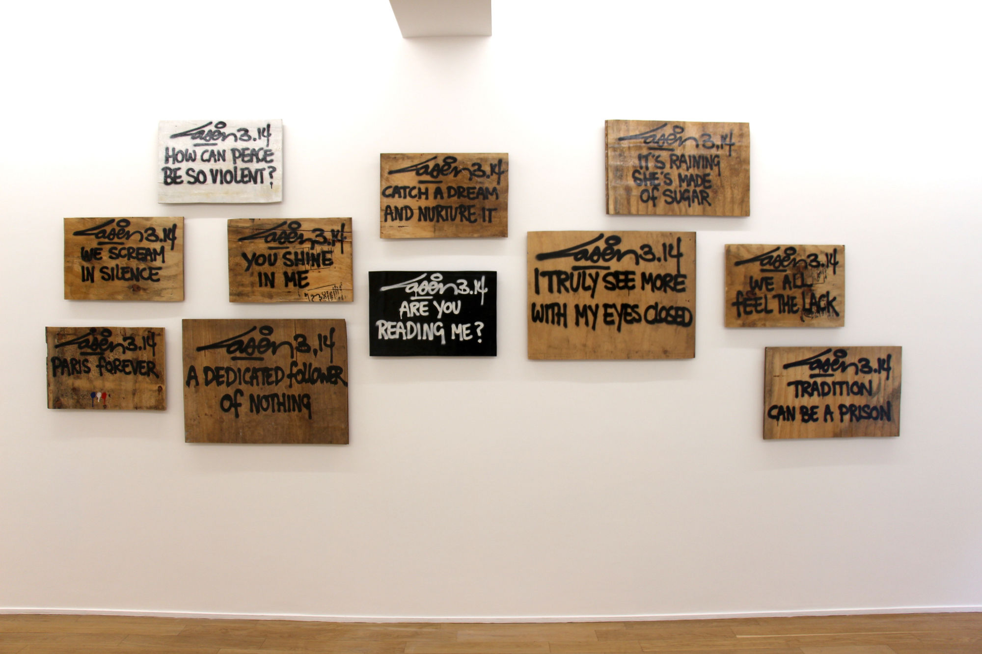 Speerstra Gallery Paris présente Laser 3.14 "Catch a dream and nurture it"