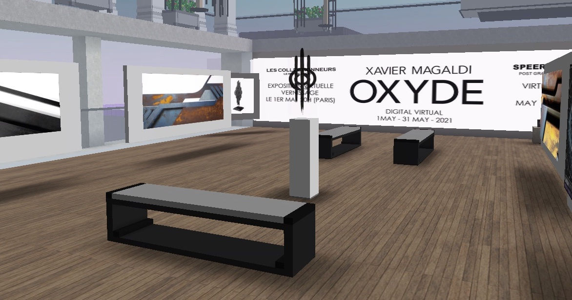 Speerstra Digital présente une exposition virtuelle de Xavier Magaldi "Oxyde" dans le Cryptovoxel Metavers