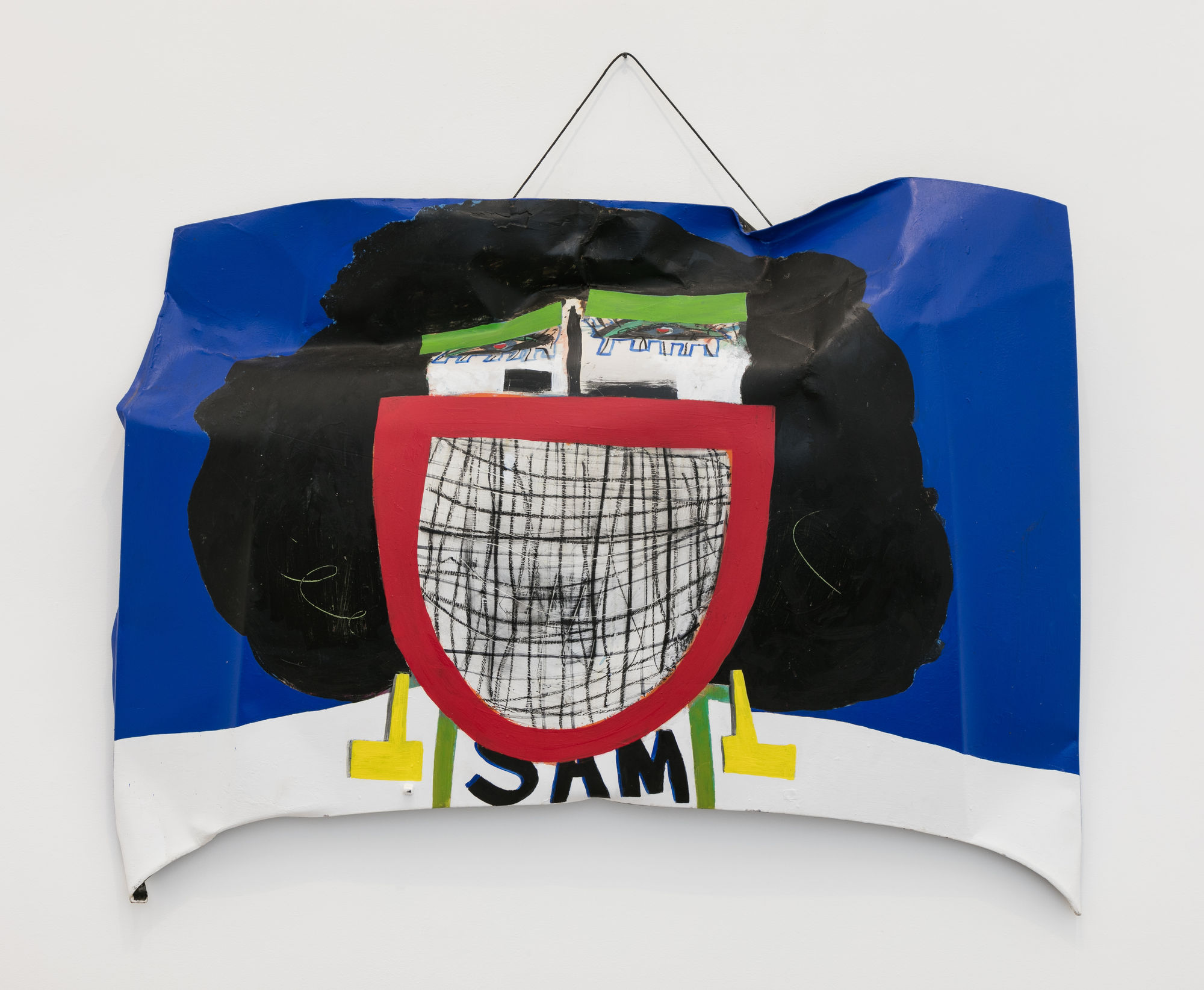 Tyree Guyton Sam's Girl, 2005 acrylic, metal 44 x 56 x 4 inches