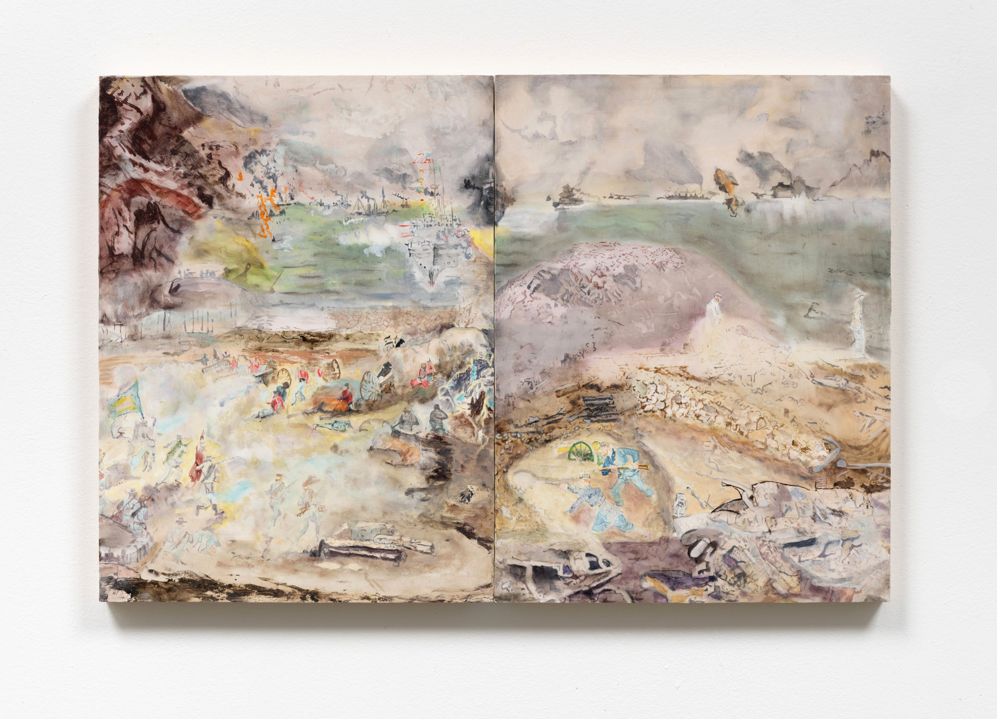 Christopher Astley Seven Years Below E, 2020 oil and gesso on wood panel 24 x 16 in 61 x 40.6 cm