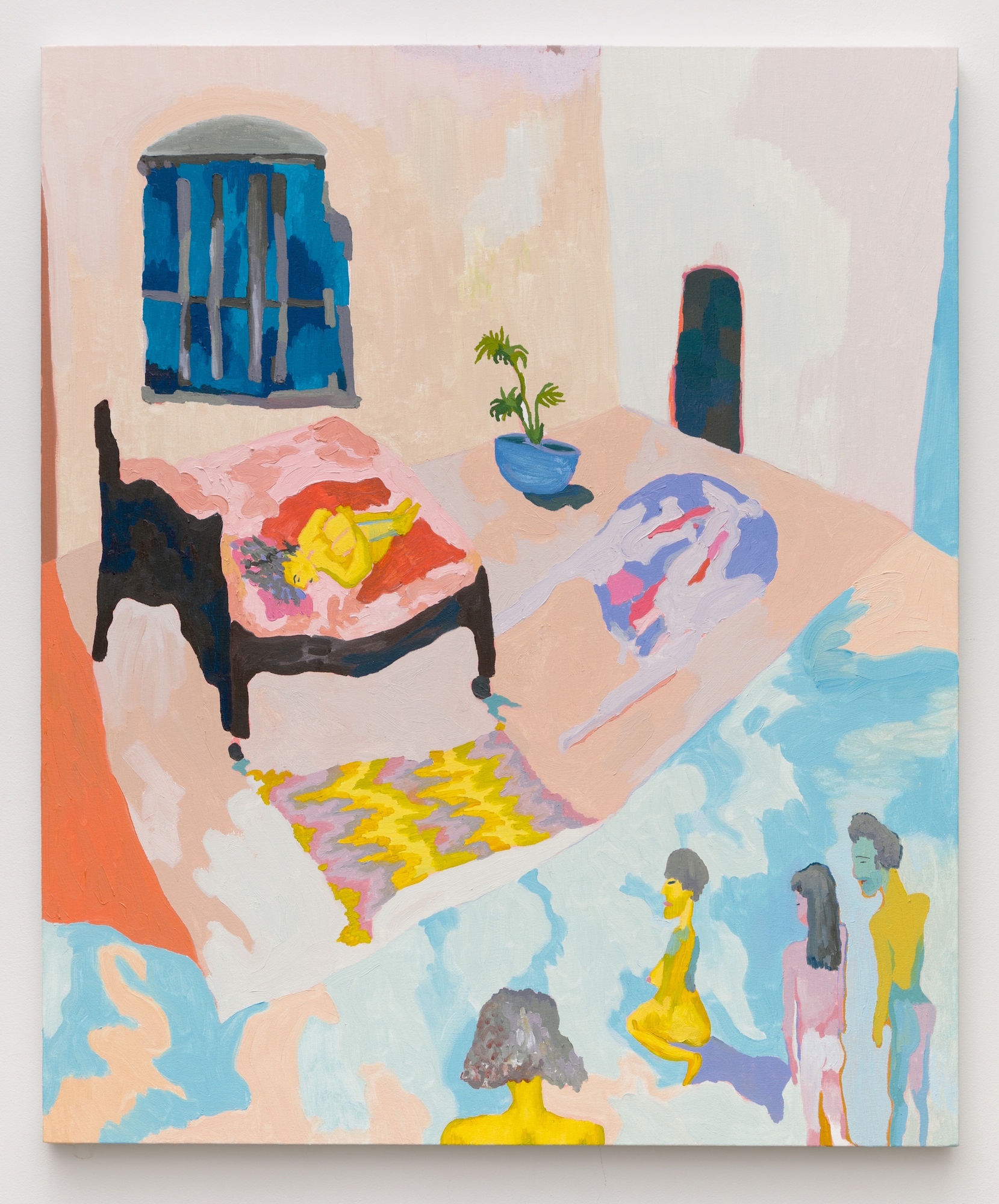Alex Chaves Bedroom, 2016 Oil on canvas 48 x 40 in 121.9 x 101.6 cm
