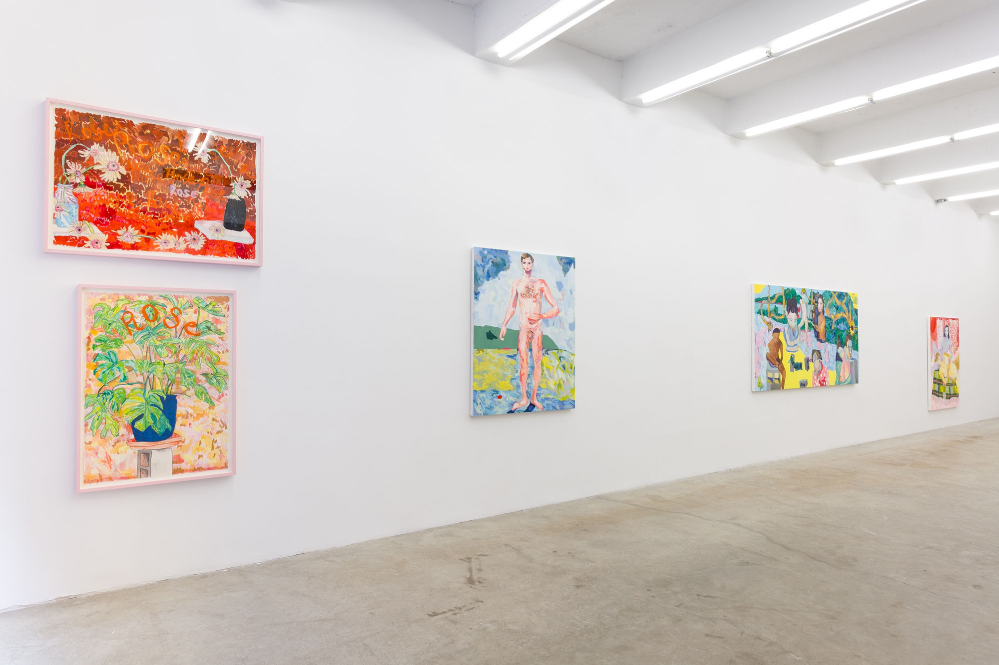 The Rose Period, Gallery Installation, 2016