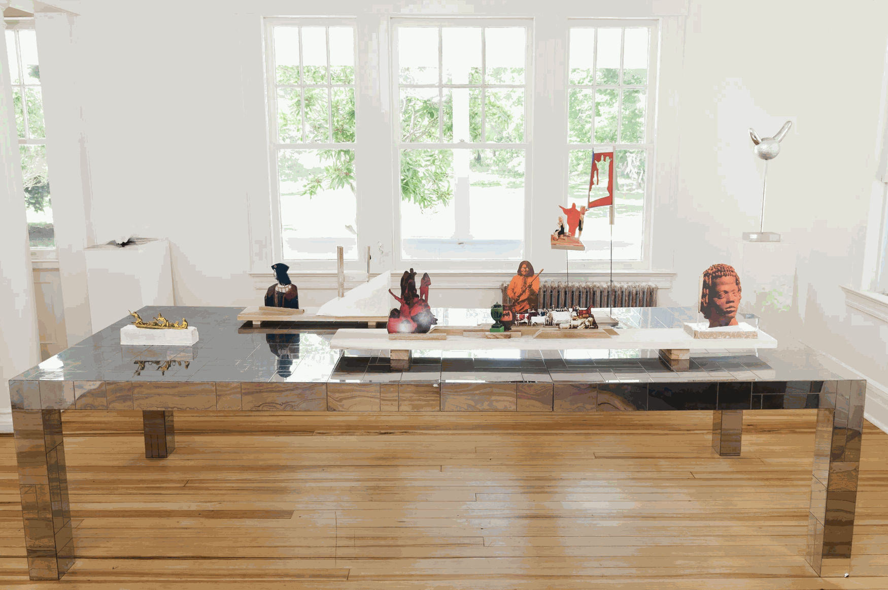 LAT. 41° 7' N., LONG. 72° 19' W, Installation View, 2013