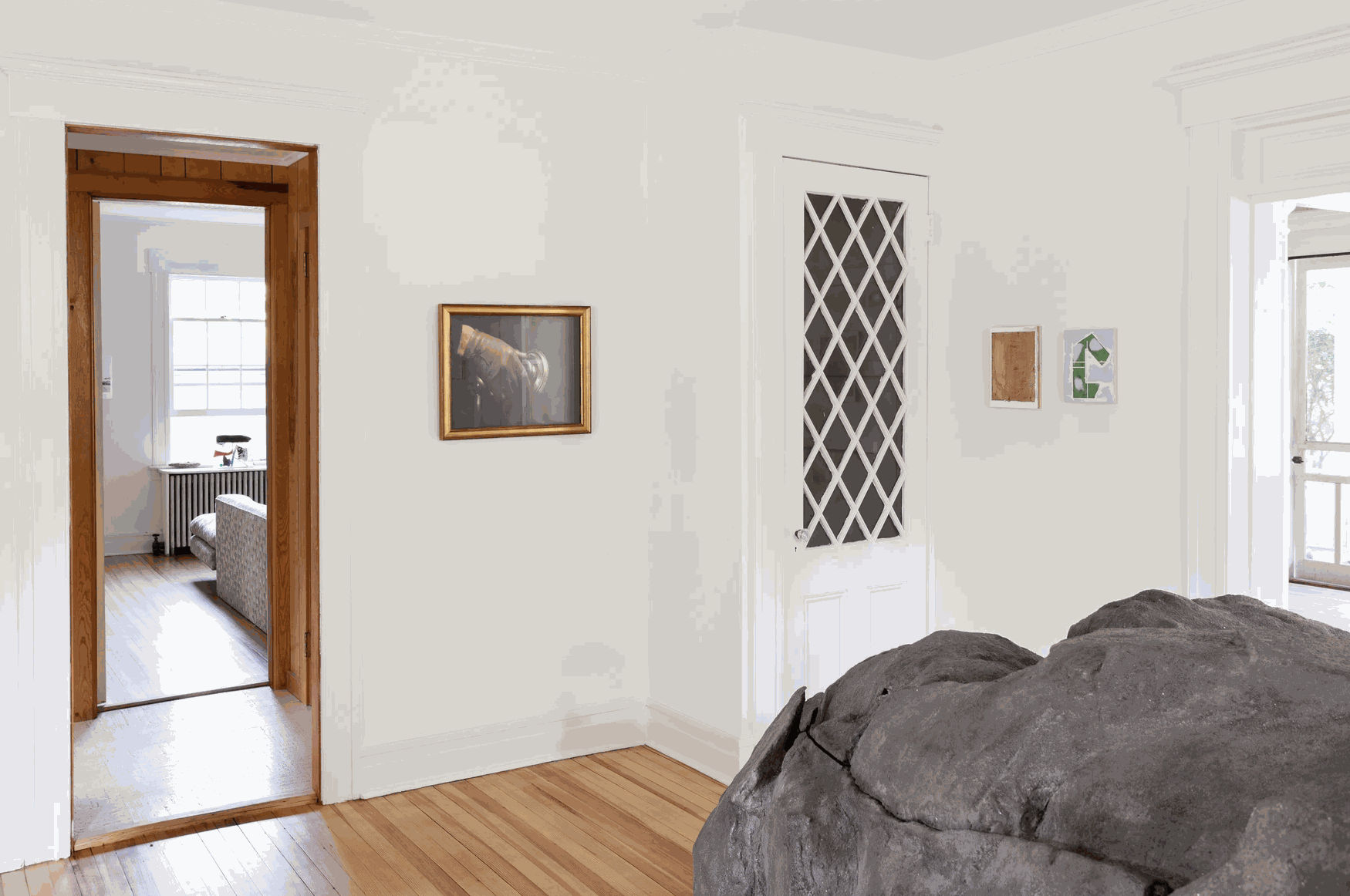 LAT. 41° 7' N., LONG. 72° 19' W, Installation View, 2013