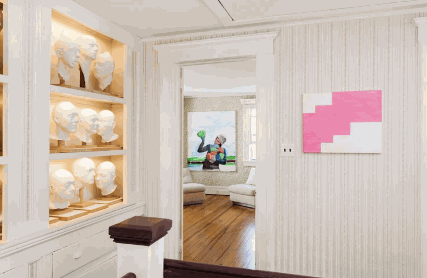 LAT. 41° 7' N., LONG. 72° 19' W, Installation View, 2013