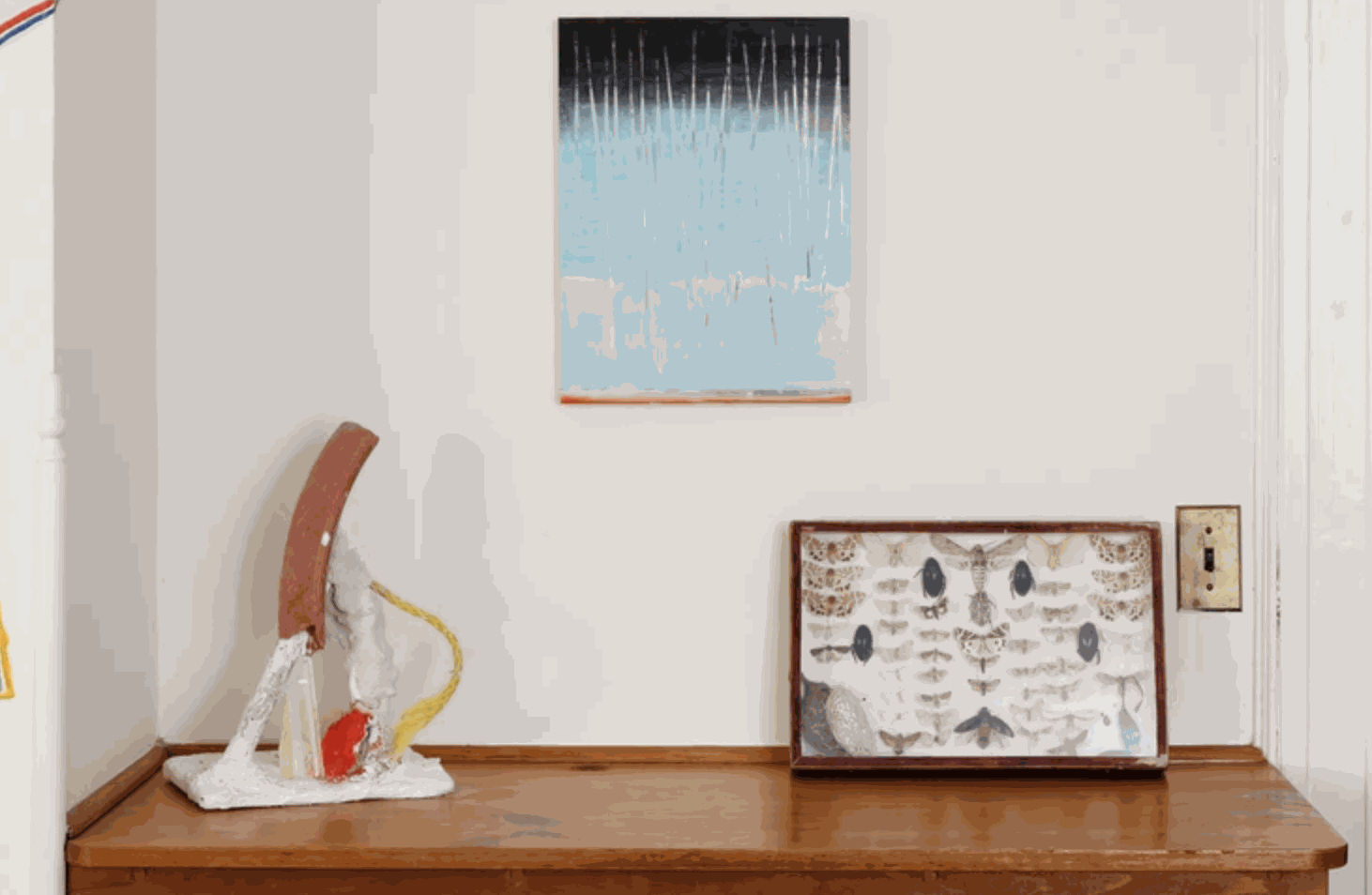 LAT. 41° 7' N., LONG. 72° 19' W, Installation View, 2013