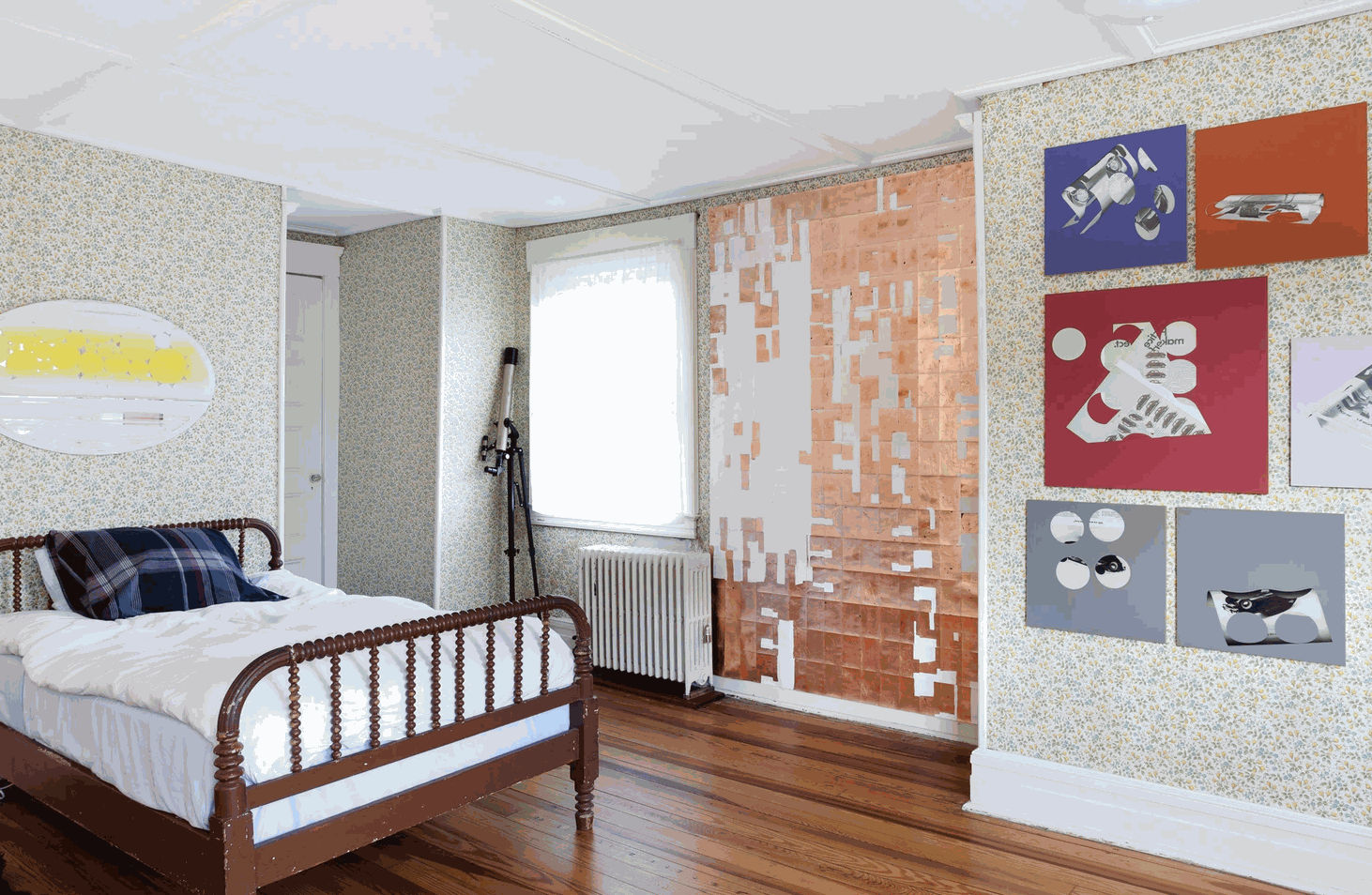 LAT. 41° 7' N., LONG. 72° 19' W, Installation View, 2013