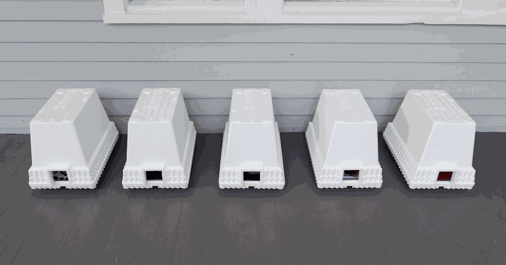 B. Wurtz Untitled, 2013 styrofoam and Artforum magazines Dimensions variable