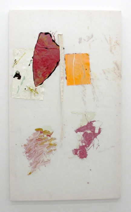 Leif RItchy Untitled, 2010 Acrylic and mixed media on tencel 68 x 40 in