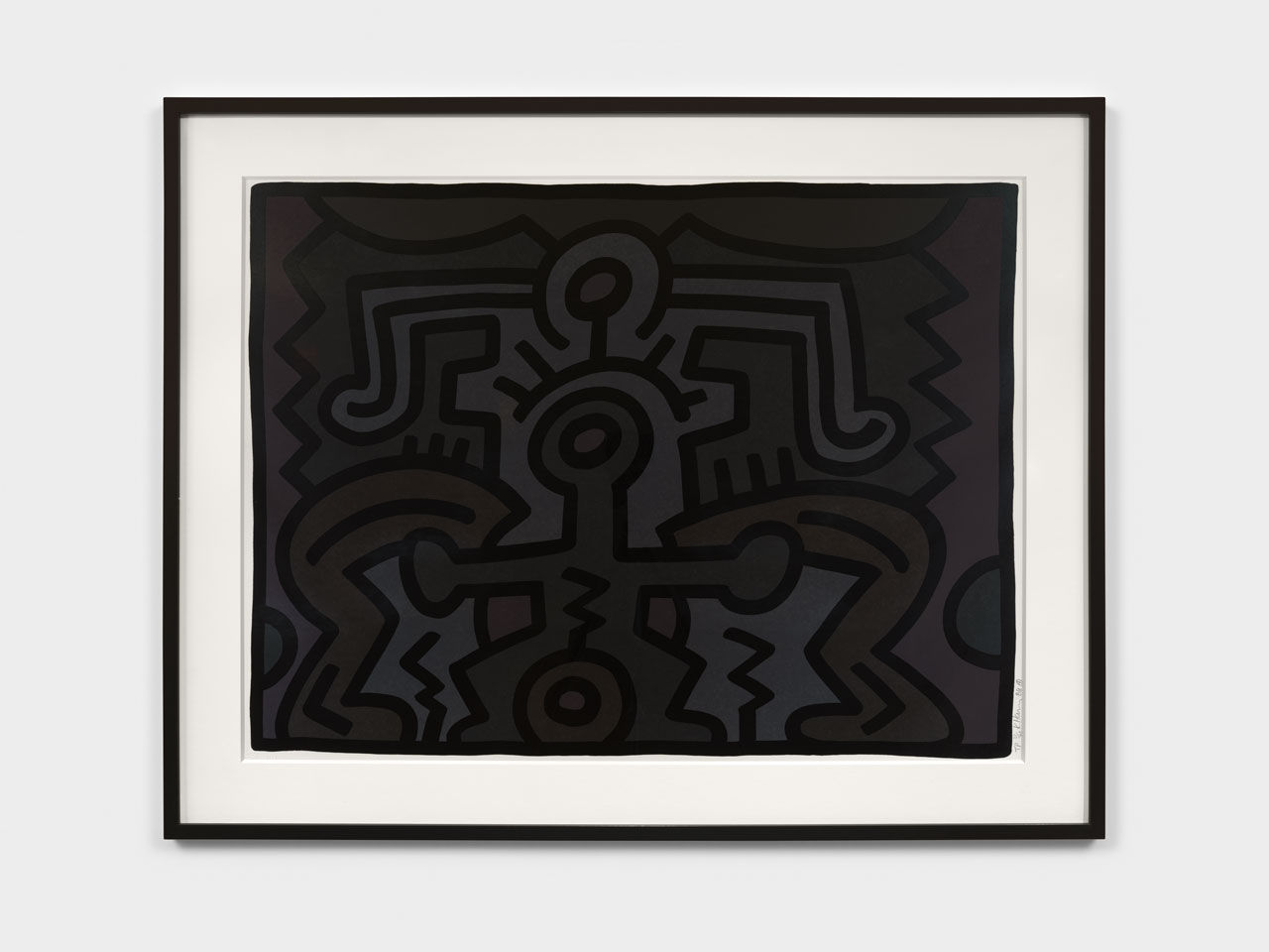 Keith Haring Growing Suite, 1988 Screen print on Lenox Museum board 30 x 40 in: 76.2 x 101.6 cm 37 x 47 in; 94 x 119.4 cm (framed)
