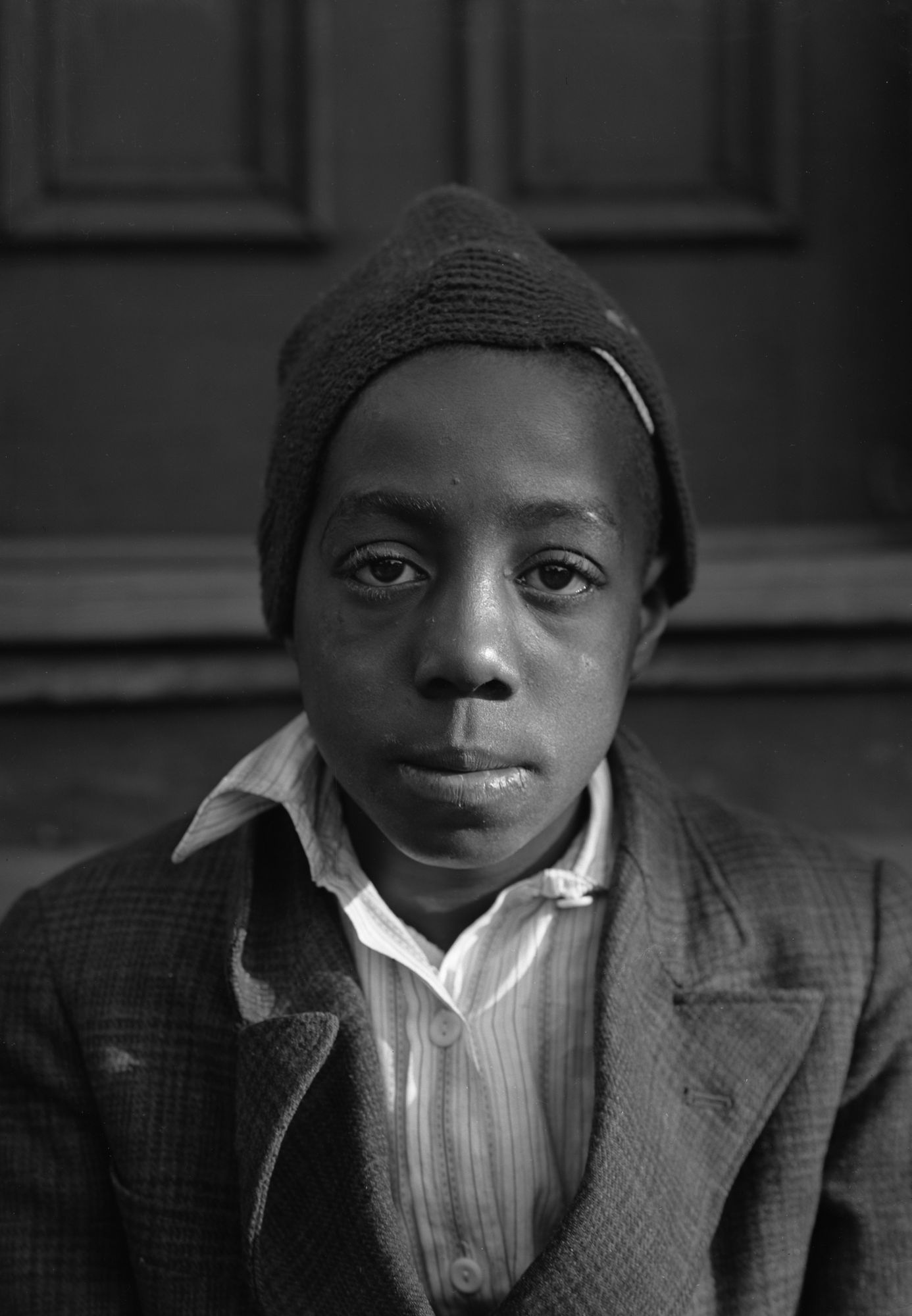 Boy with Knit Cap, Detroit, 1942