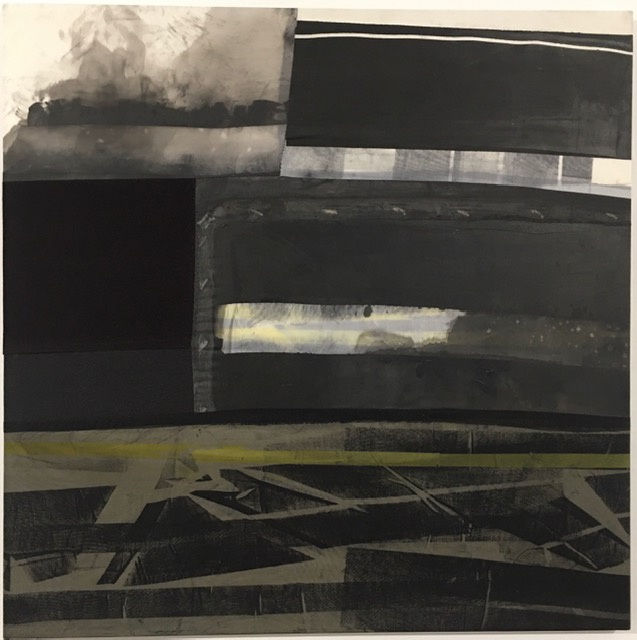 Jonathan Lara S/T (Mitad), 2020 Impresión y malla serigráfica 60 x 60 cm